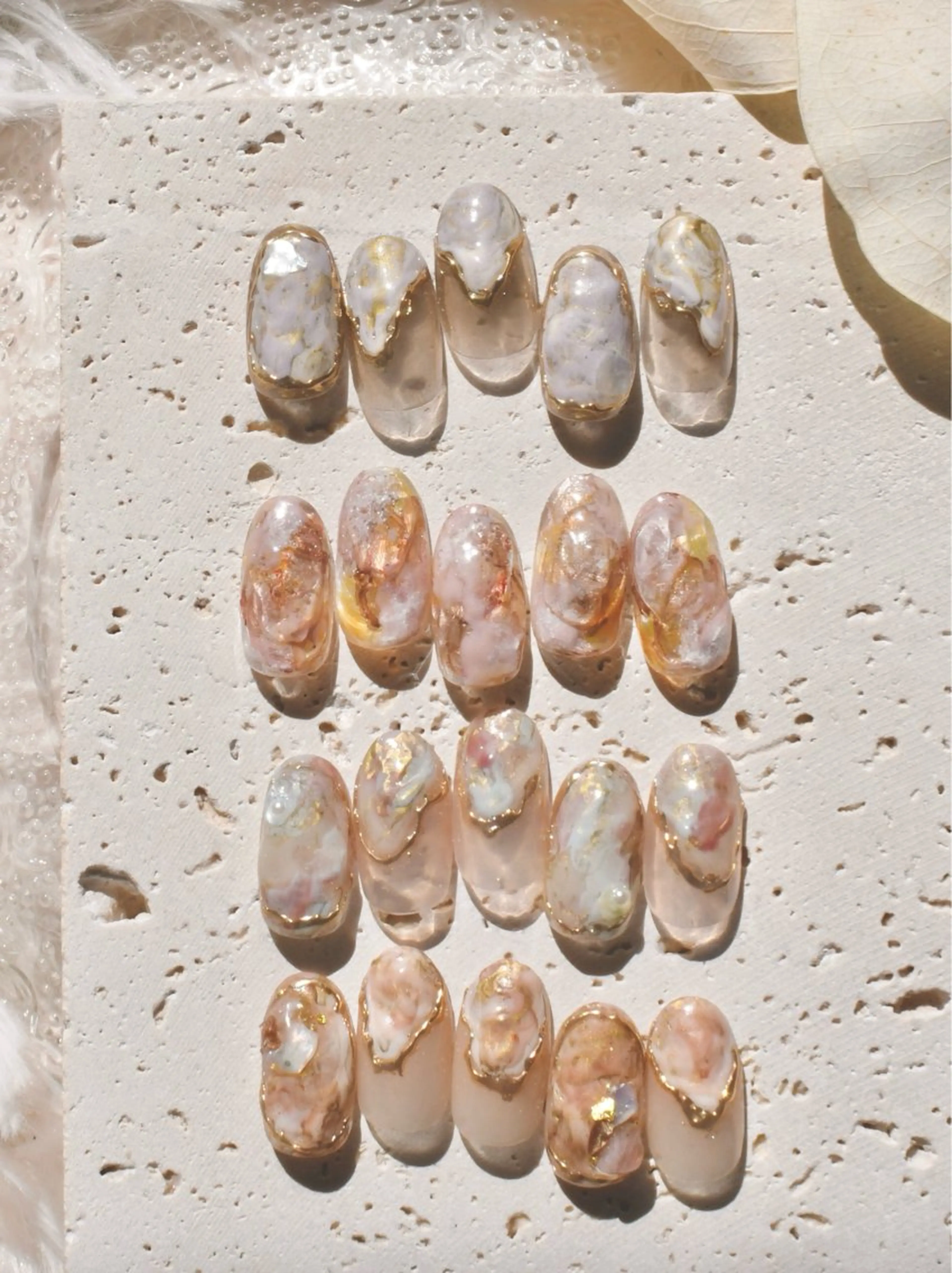 ネイル ニュアンスネイル ハンドネイル nuu 栄  /  シェアサロン所属・nuu栄 ユキ / 大人ニュアンスのネイルデザイン