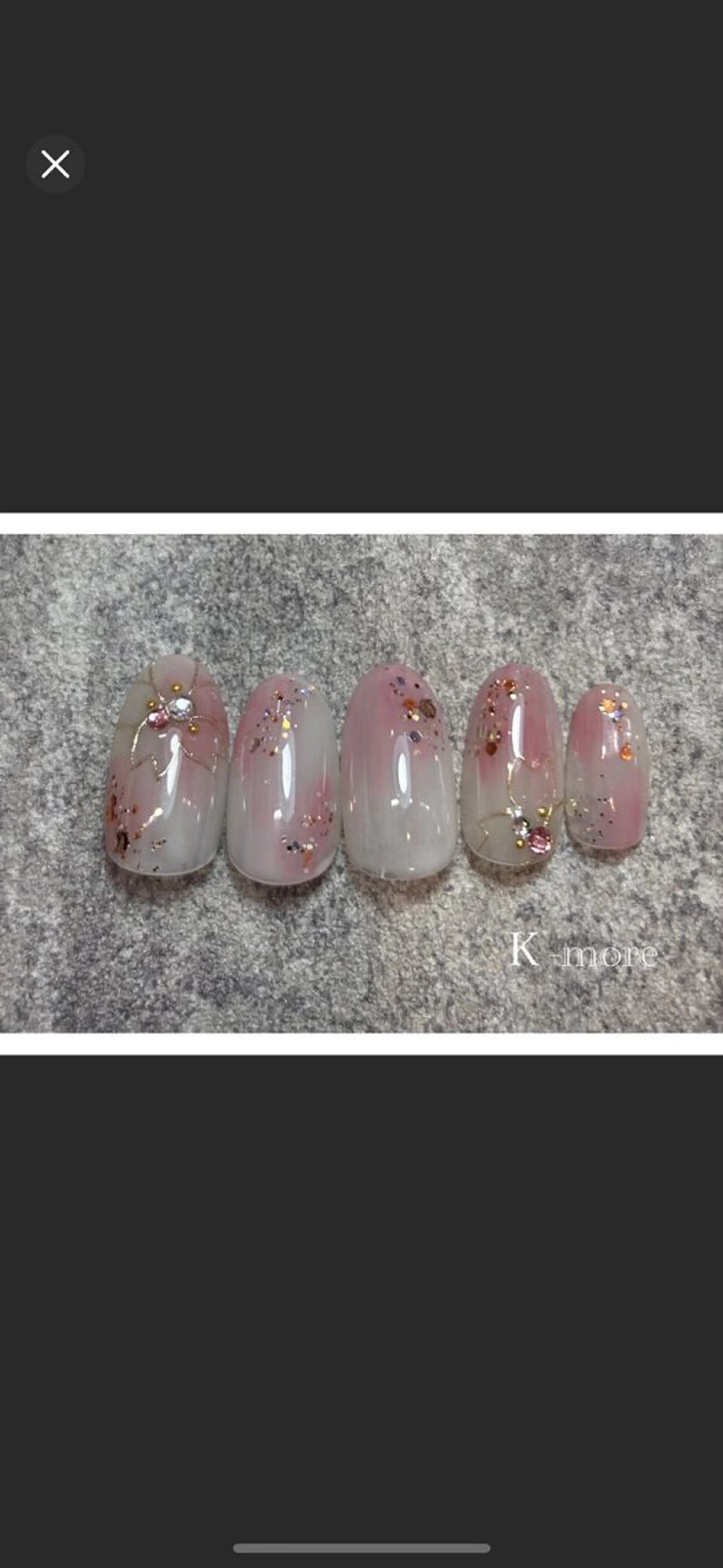 ミディアム K-more（ケーモア）知立店所属・K-more知立店 まなみのネイルデザイン