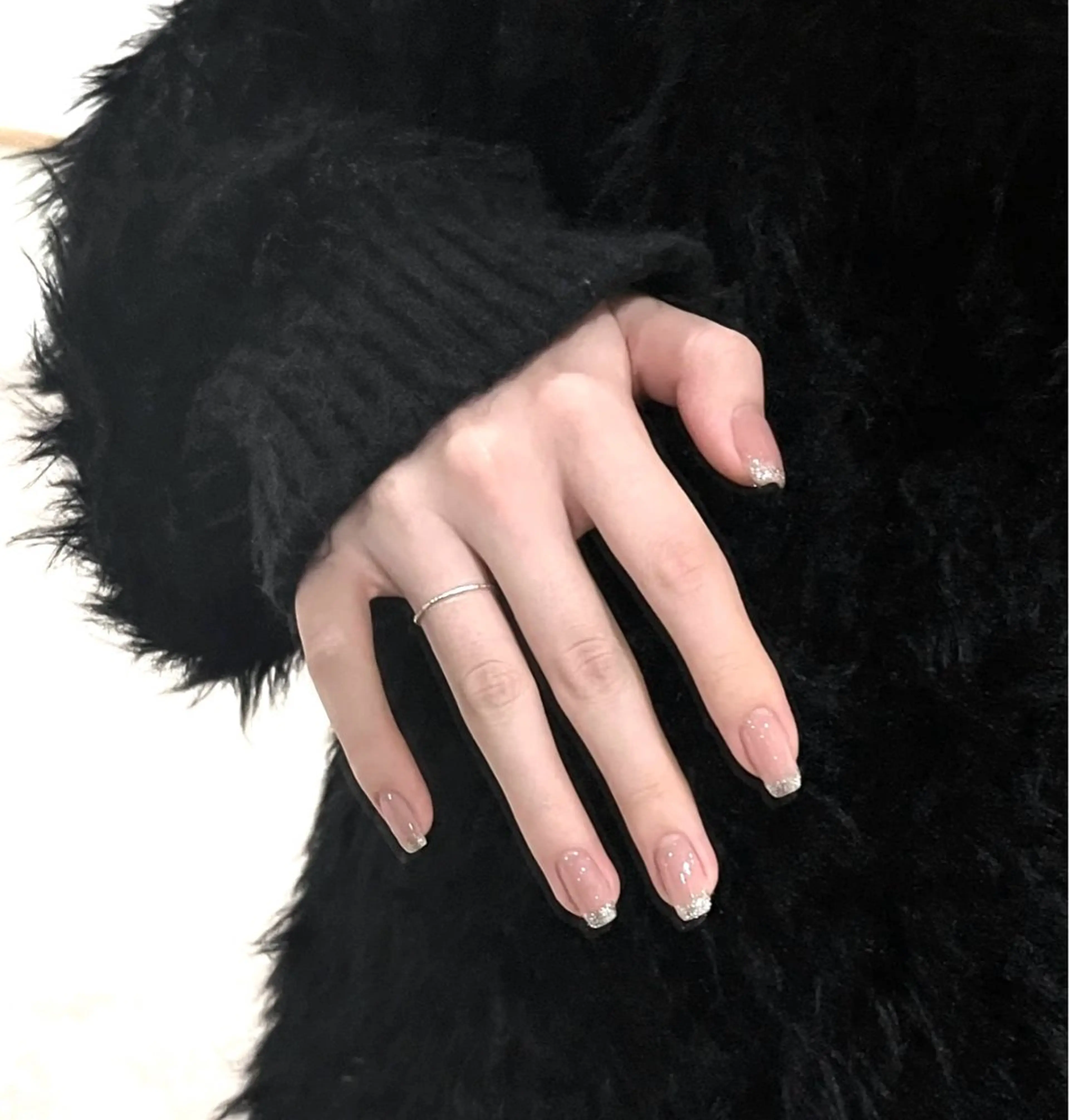 ガラスフレンチ/ミラーフレンチ/オーロラフレンチ（ベース込み）の写真