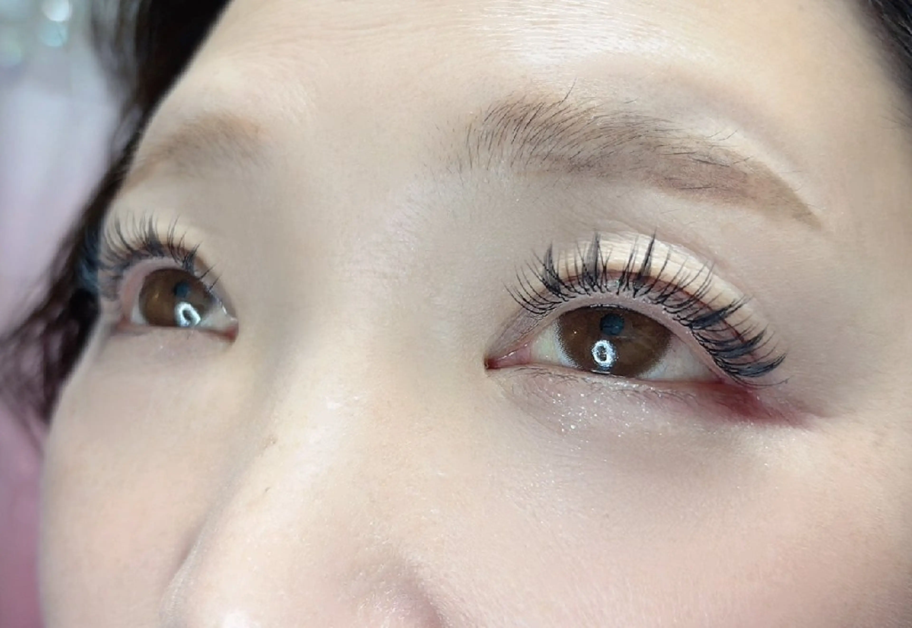 マツエク・マツパ キュート ワンホンマツエク マツエク 吉岡 ゆうなのマツエク・マツパデザイン