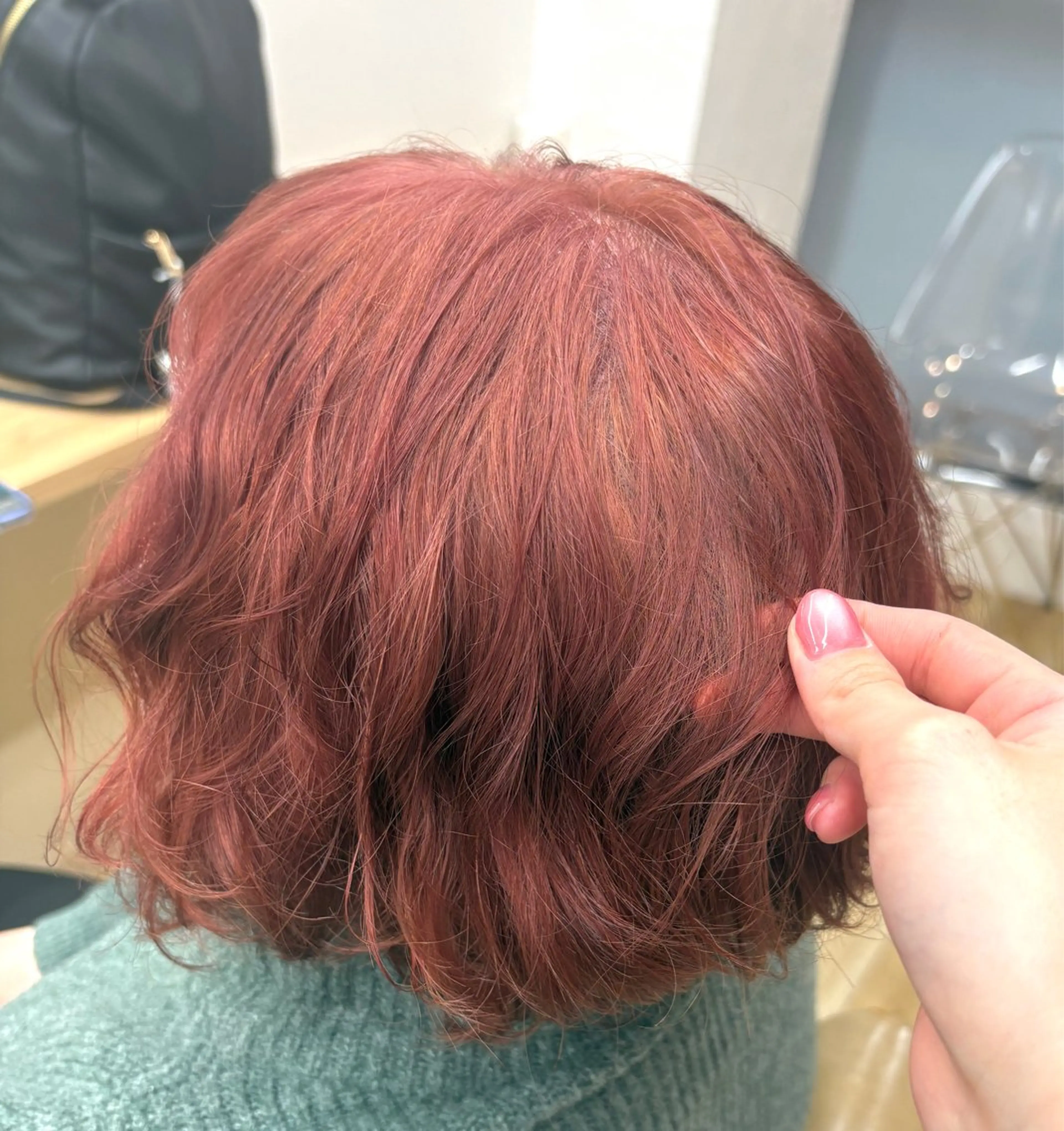 カラー ピンクカラー ローズカラー ヘアカラー a. ririのヘアスタイル