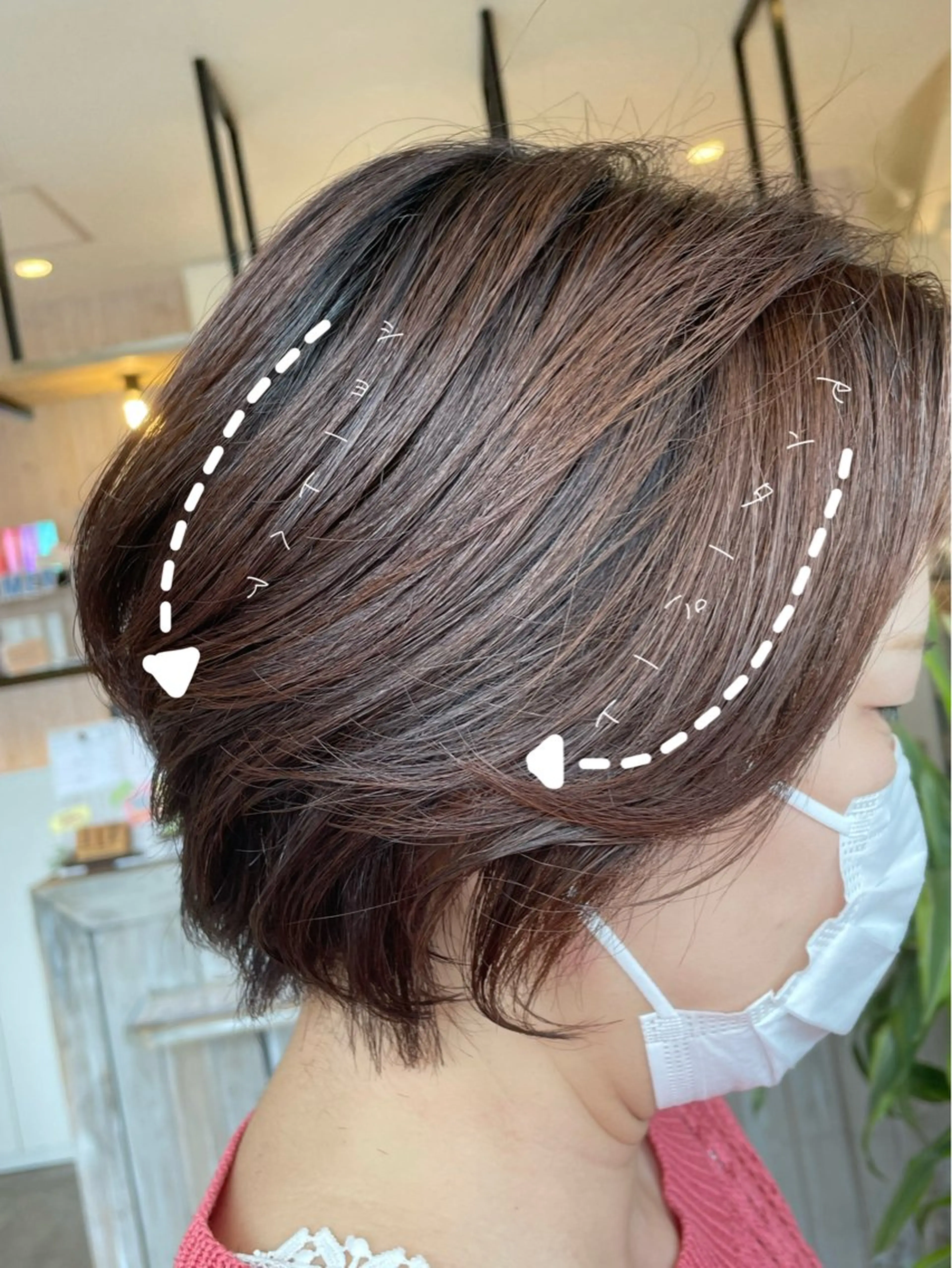 ショート 石川 舞のヘアスタイル