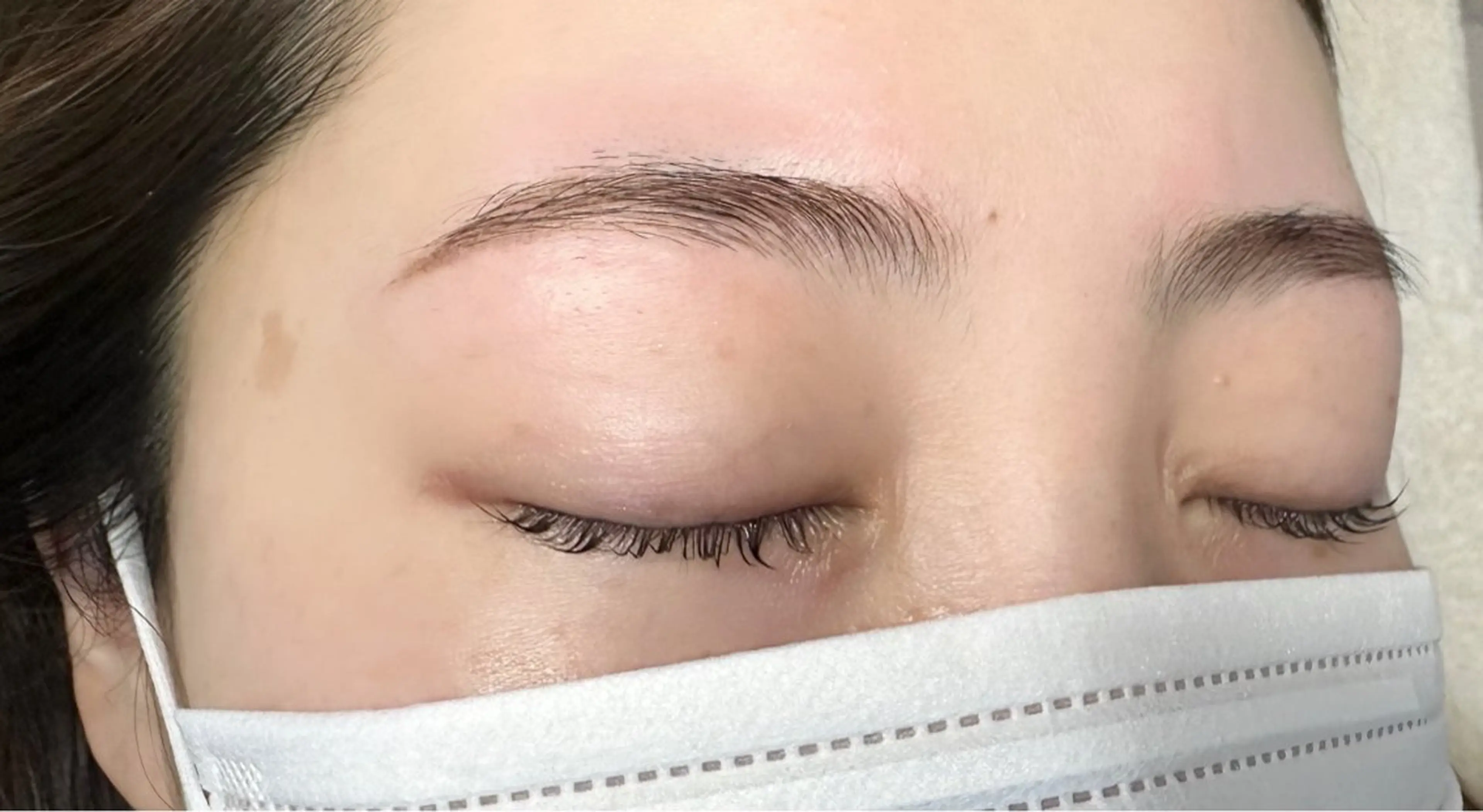 眉wax脱毛の写真