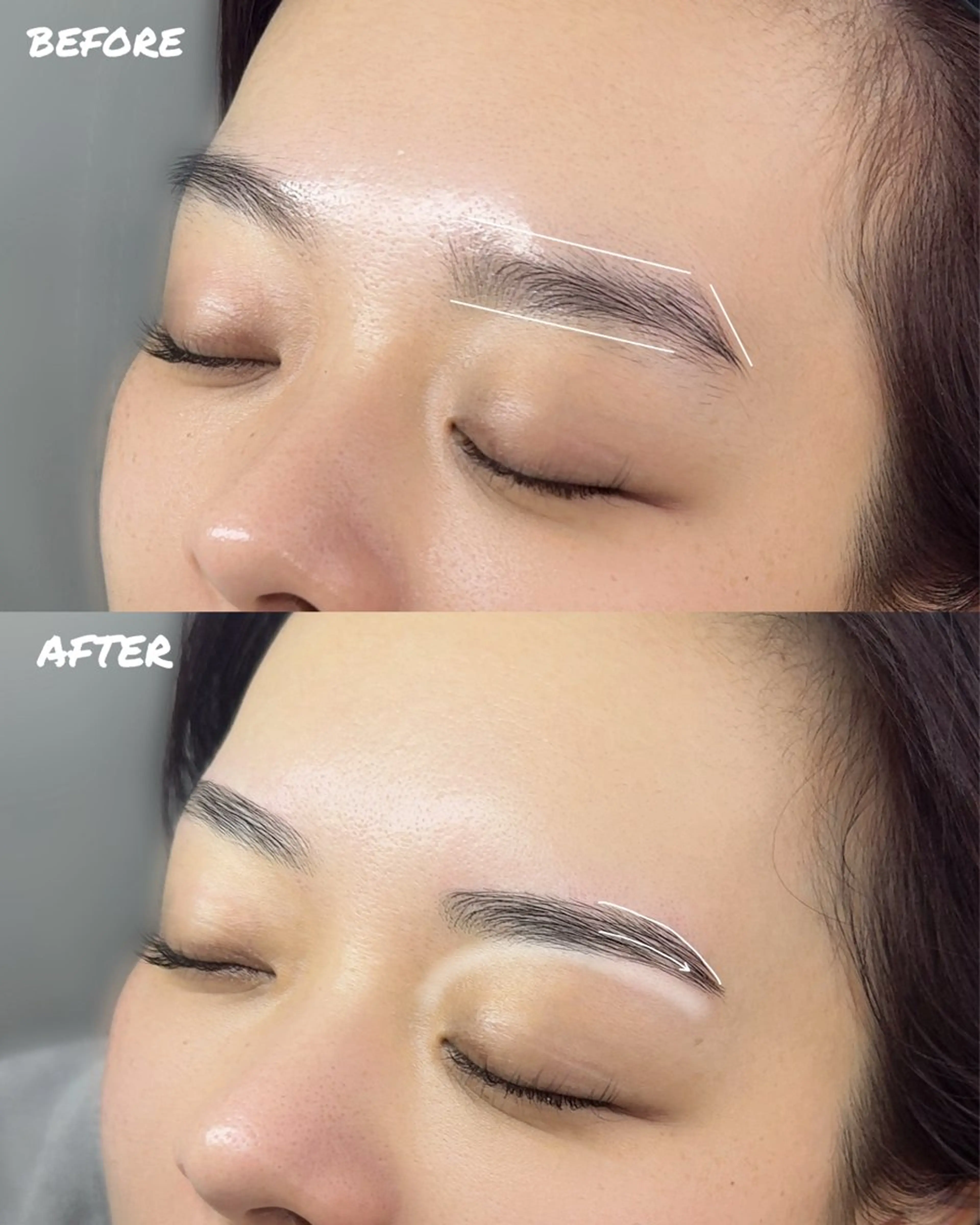 アイブロウ Beauty studio Coa所属・𝐎. 𝐲𝐮-𝐫𝐢の眉毛・アイブロウイメージ