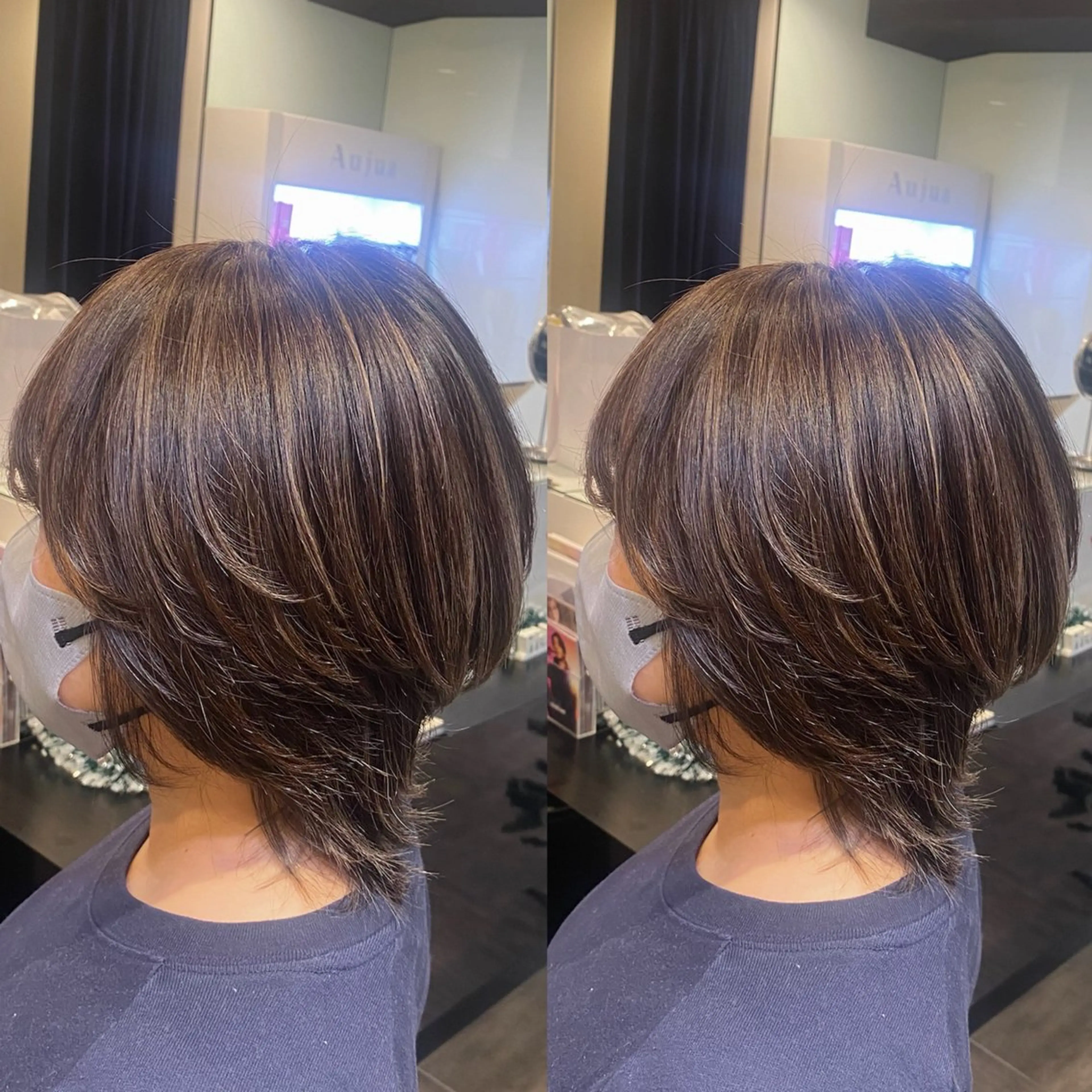 ショート カラー ヘアカラー トリートメント 【カラー指名No 1✨】原田響のヘアスタイル