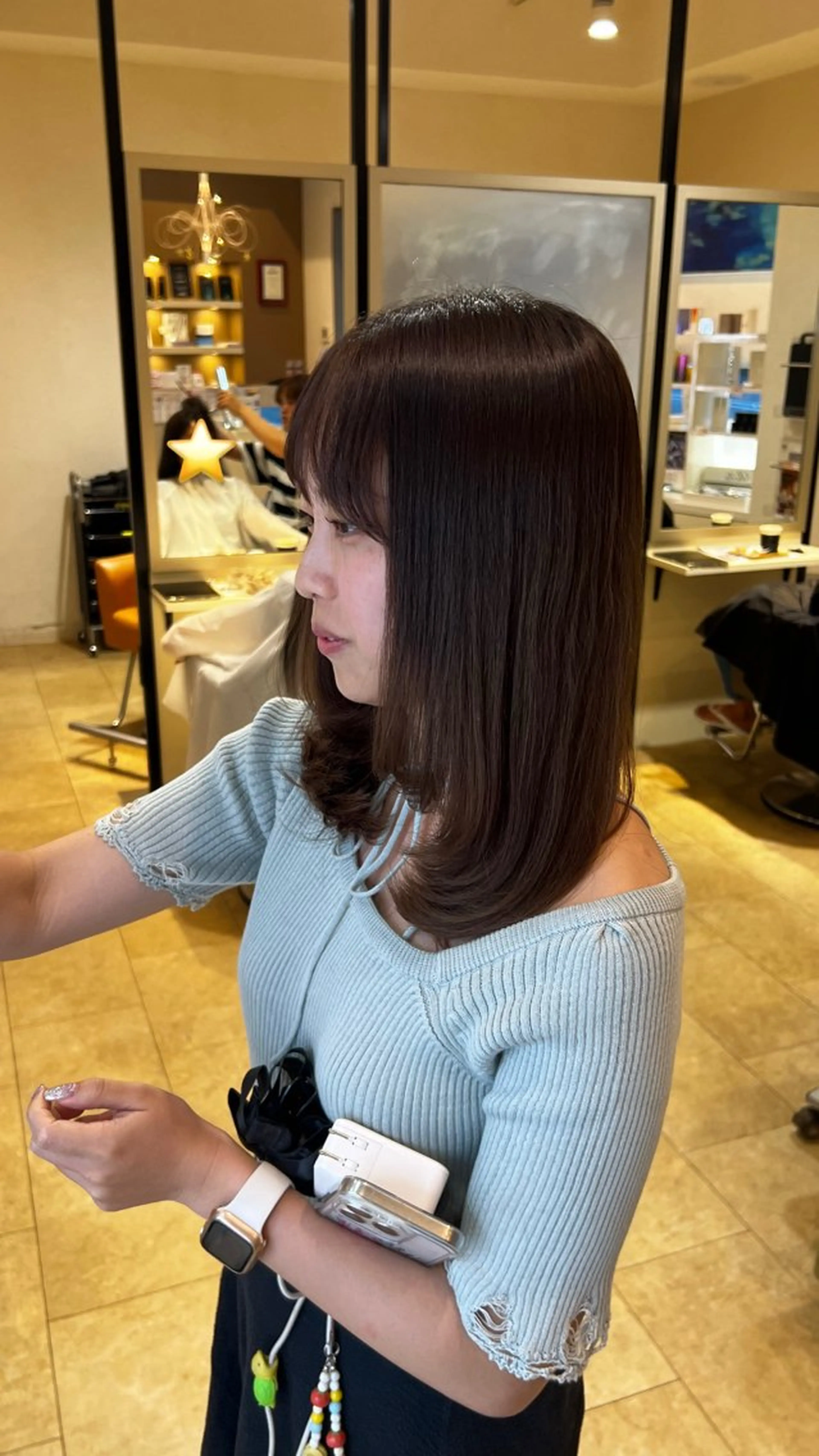 セミロング レイヤーカット カット hina/トレンド スタイルNo.1🎀のヘアスタイル