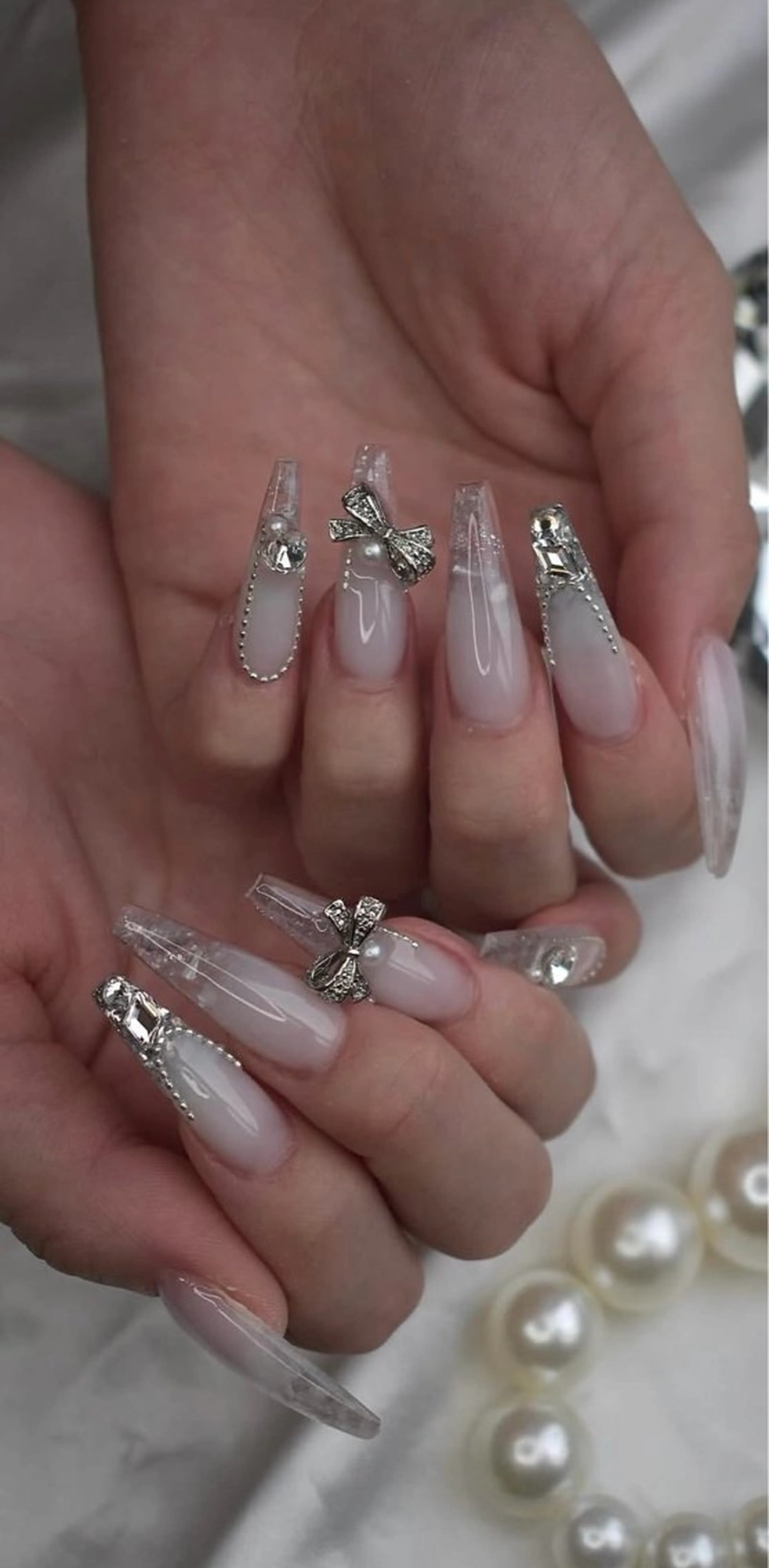 ネイル 韓国ネイル 持ち込み ニュアンスネイル ネイルチップ ハンドネイル TABI ANA.CHUOのネイルデザイン