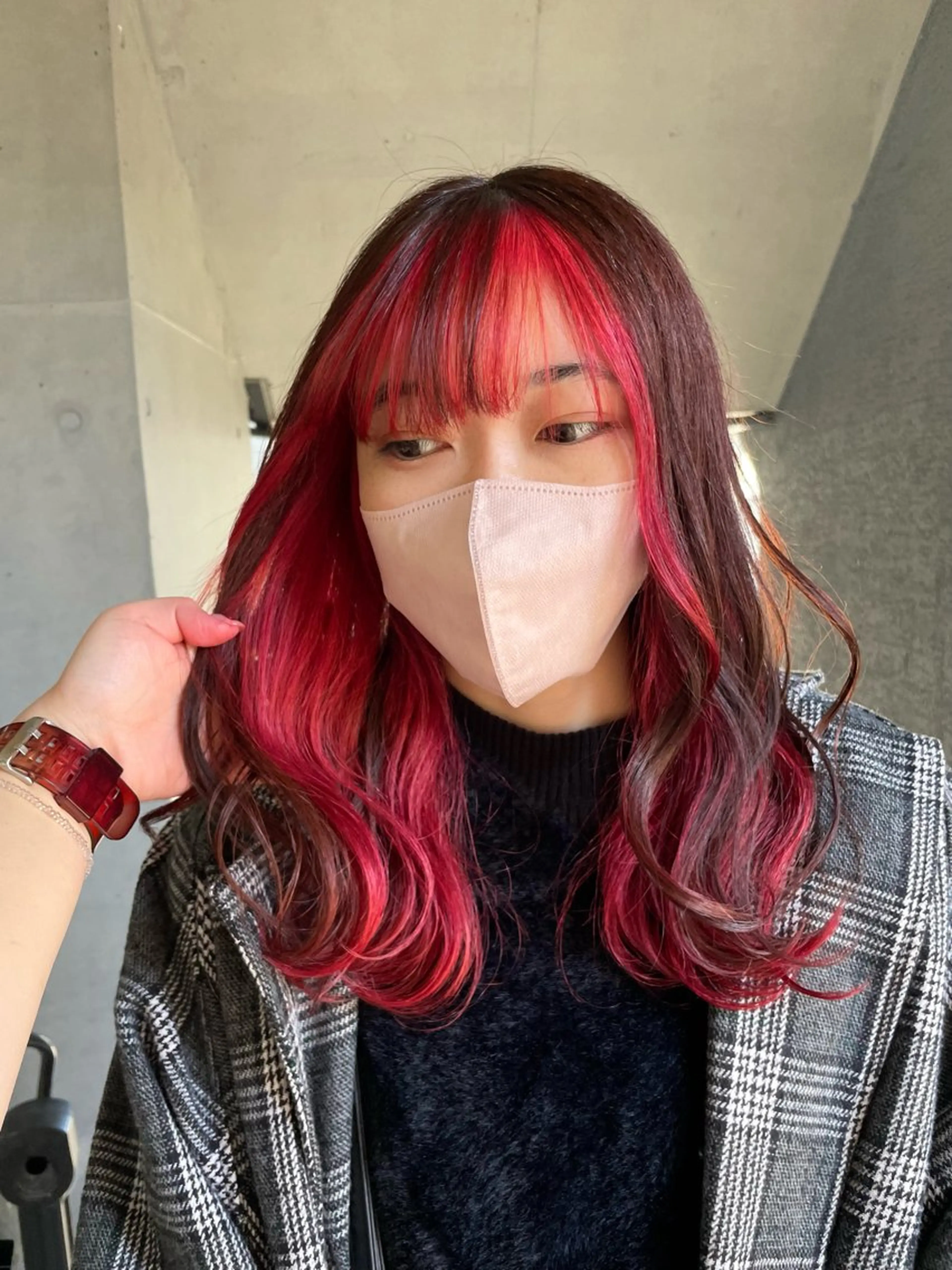 カラー カット ヘアカラー トリートメント ミルクティーベージュ ブリーチ🖤サヤカのヘアスタイル