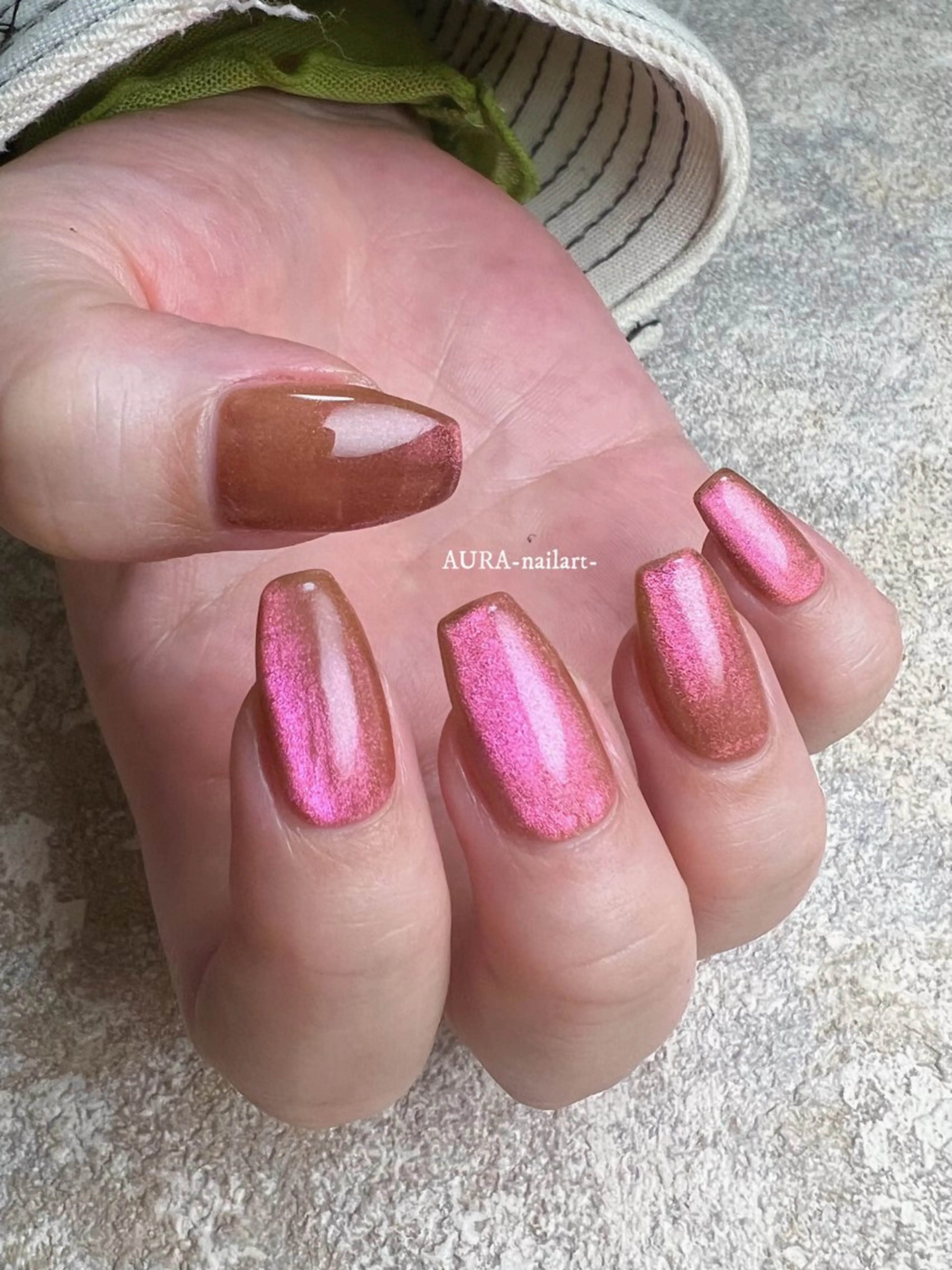 ネイル ハンドネイル AURA nailartのネイルデザイン