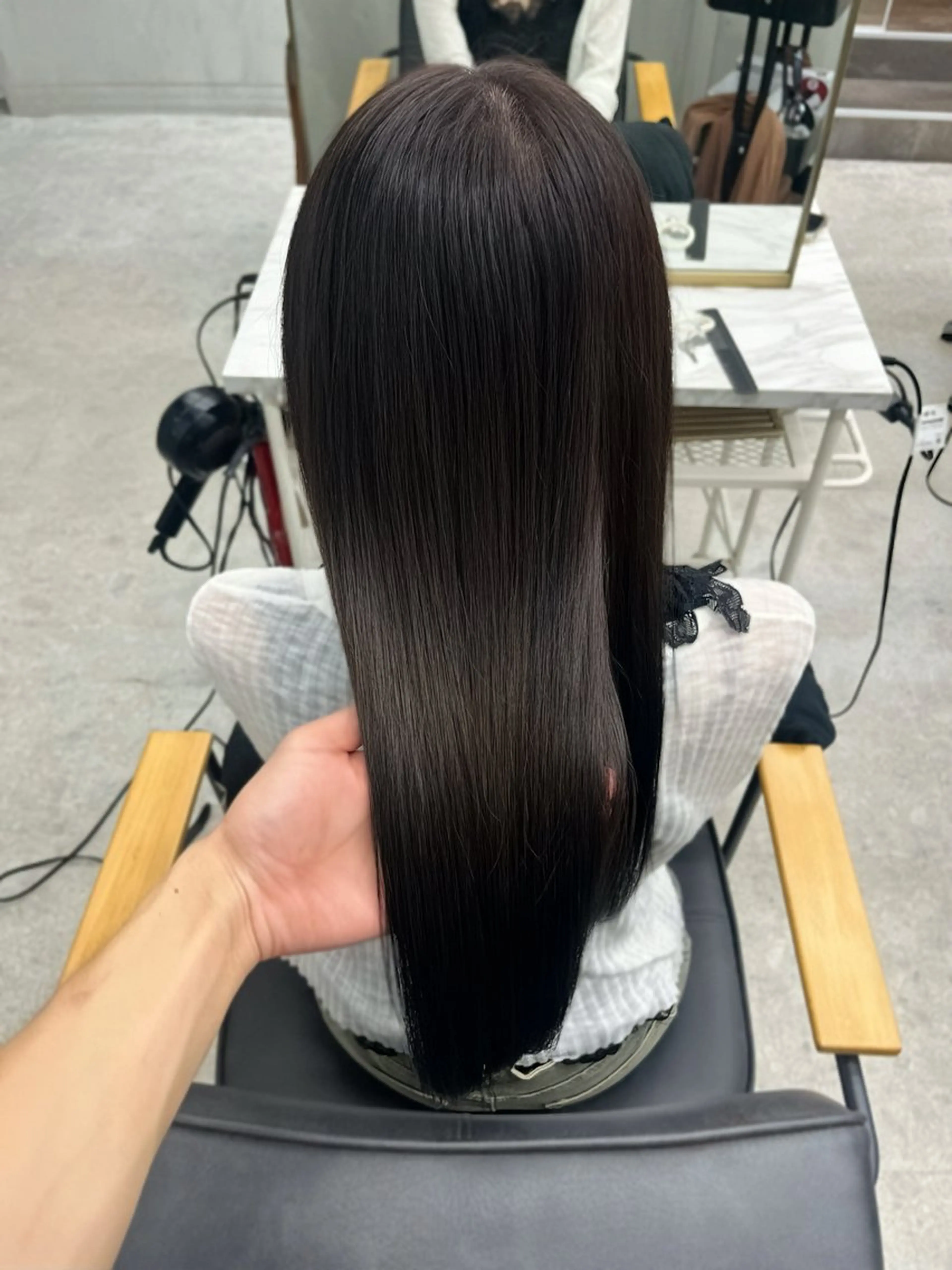 ロング 新宿📍韓国ヘア 🇰🇷透明感カラーのヘアスタイル