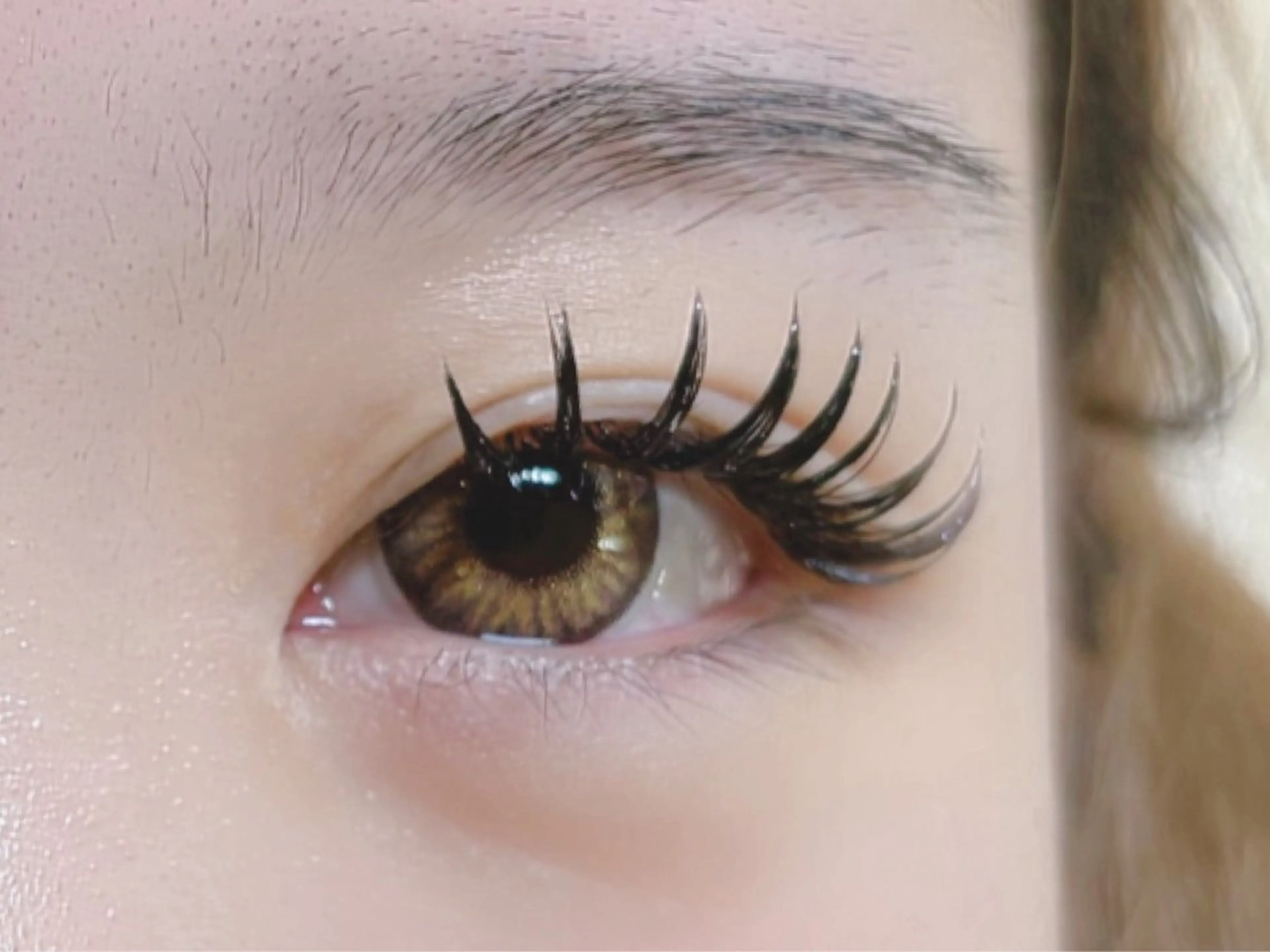 マツエク・マツパ 付け放題 バインドロック 束感まつ毛 フラットラッシュ パリジェンヌラッシュリフト マツエク オーロラ所属・AURORA RINAのマツエク・マツパデザイン