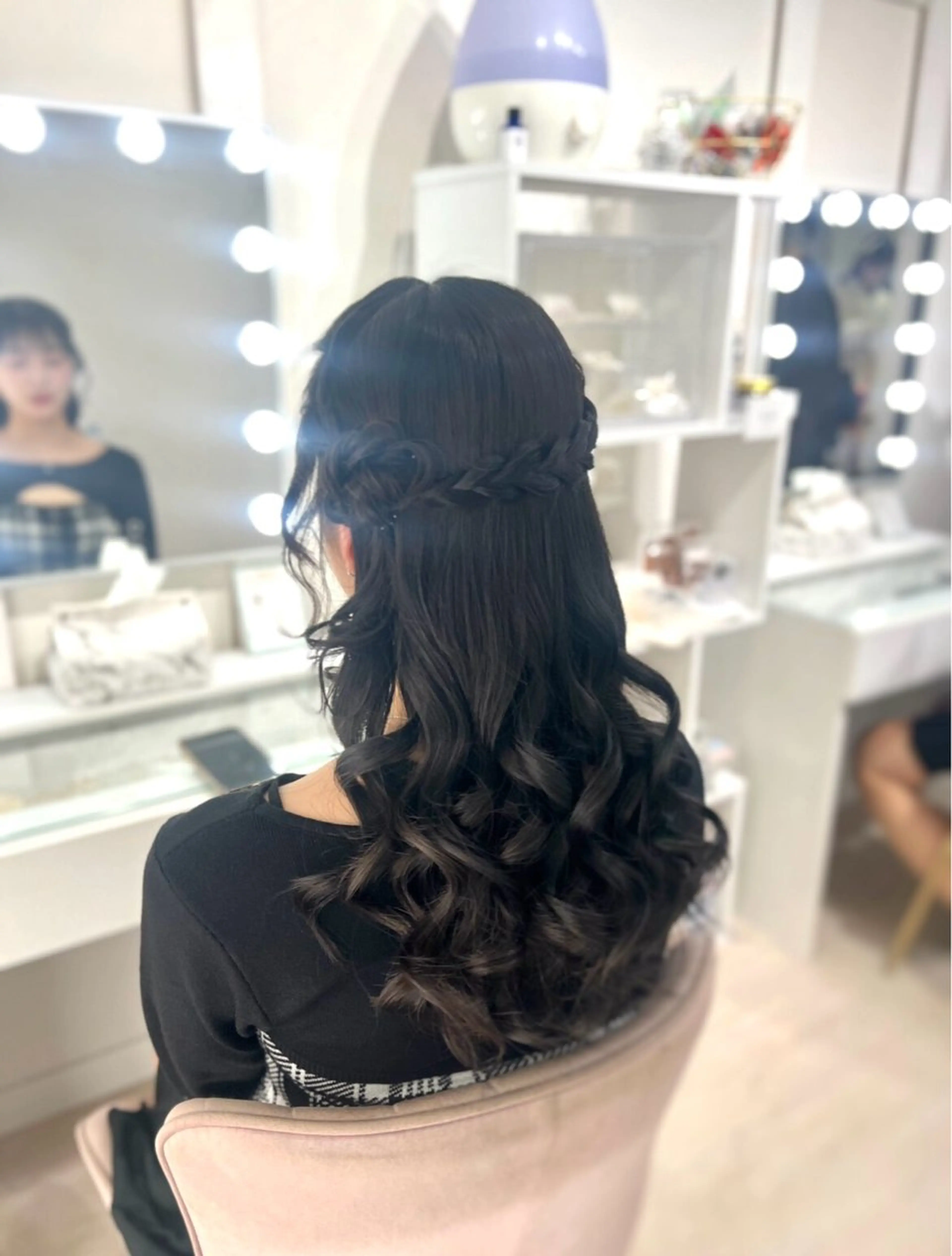 ロング ヘアセット ヘアセット/金山 佐野 妃都美のヘアスタイル