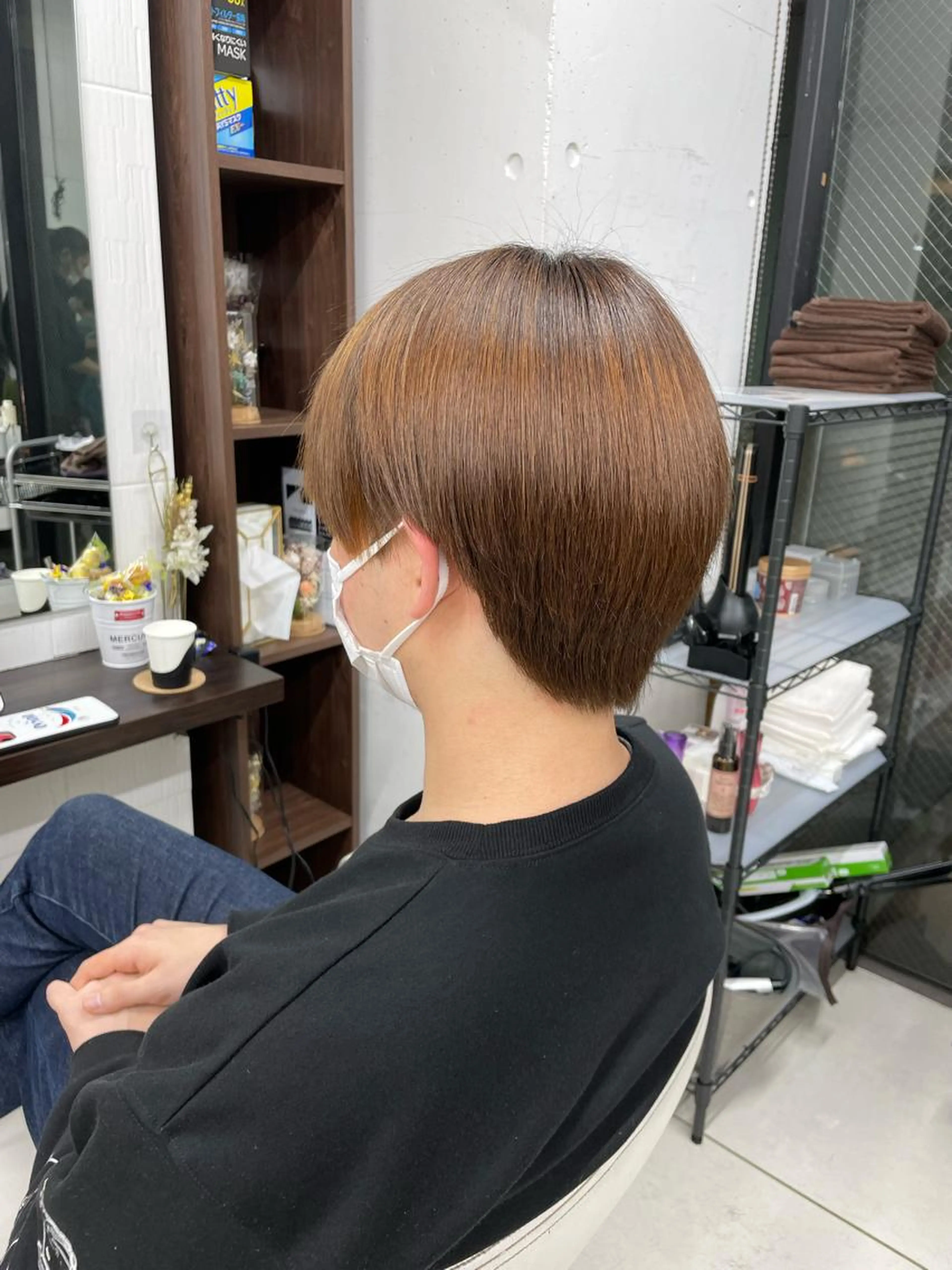 カット＋前髪縮毛矯正＋クイックトリートメントの写真