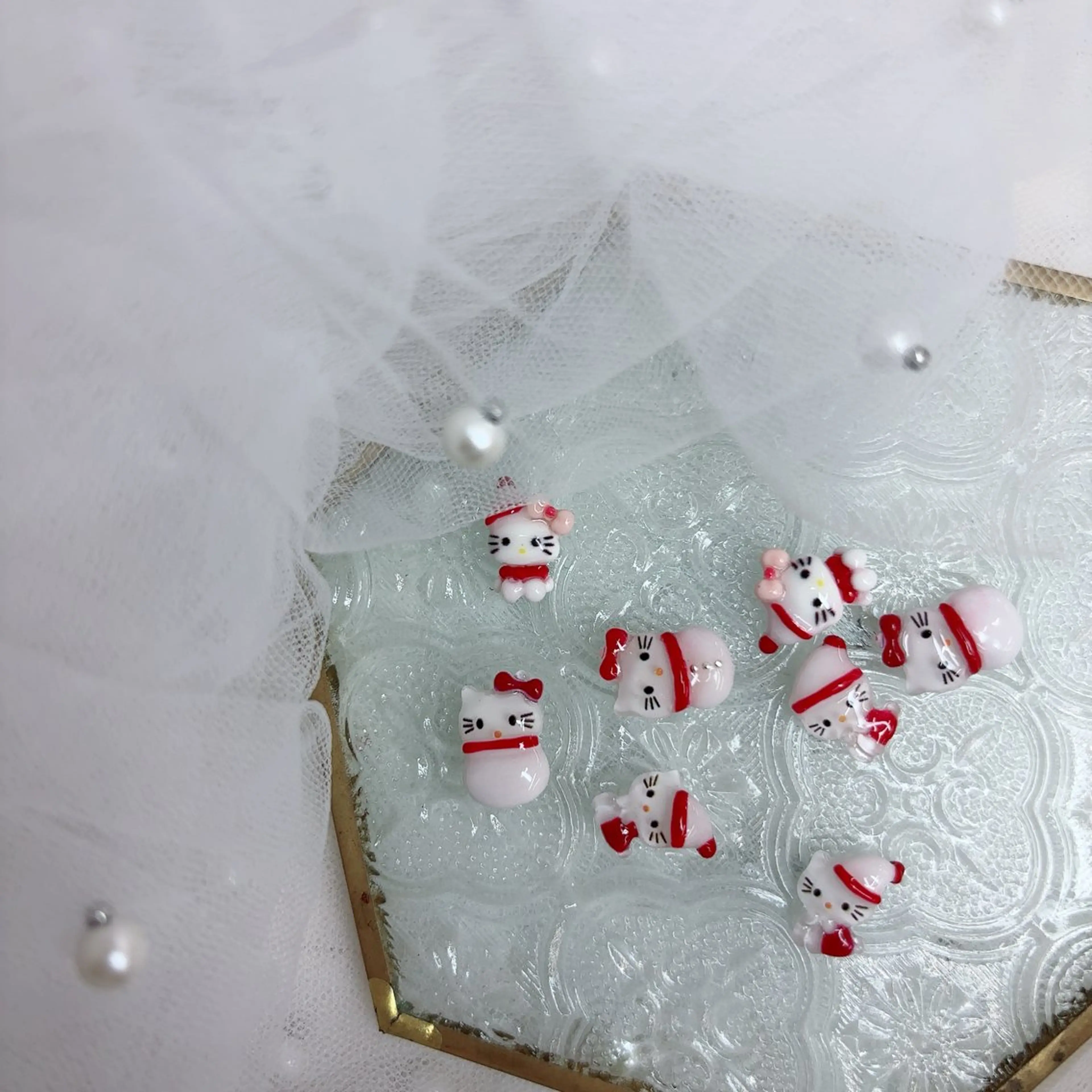 ネイル オーロラネイル フットネイル フレンチネイル ガラスフレンチ 氷ネイル・うるうるネイル ハンドネイル Lance nailのネイルデザイン