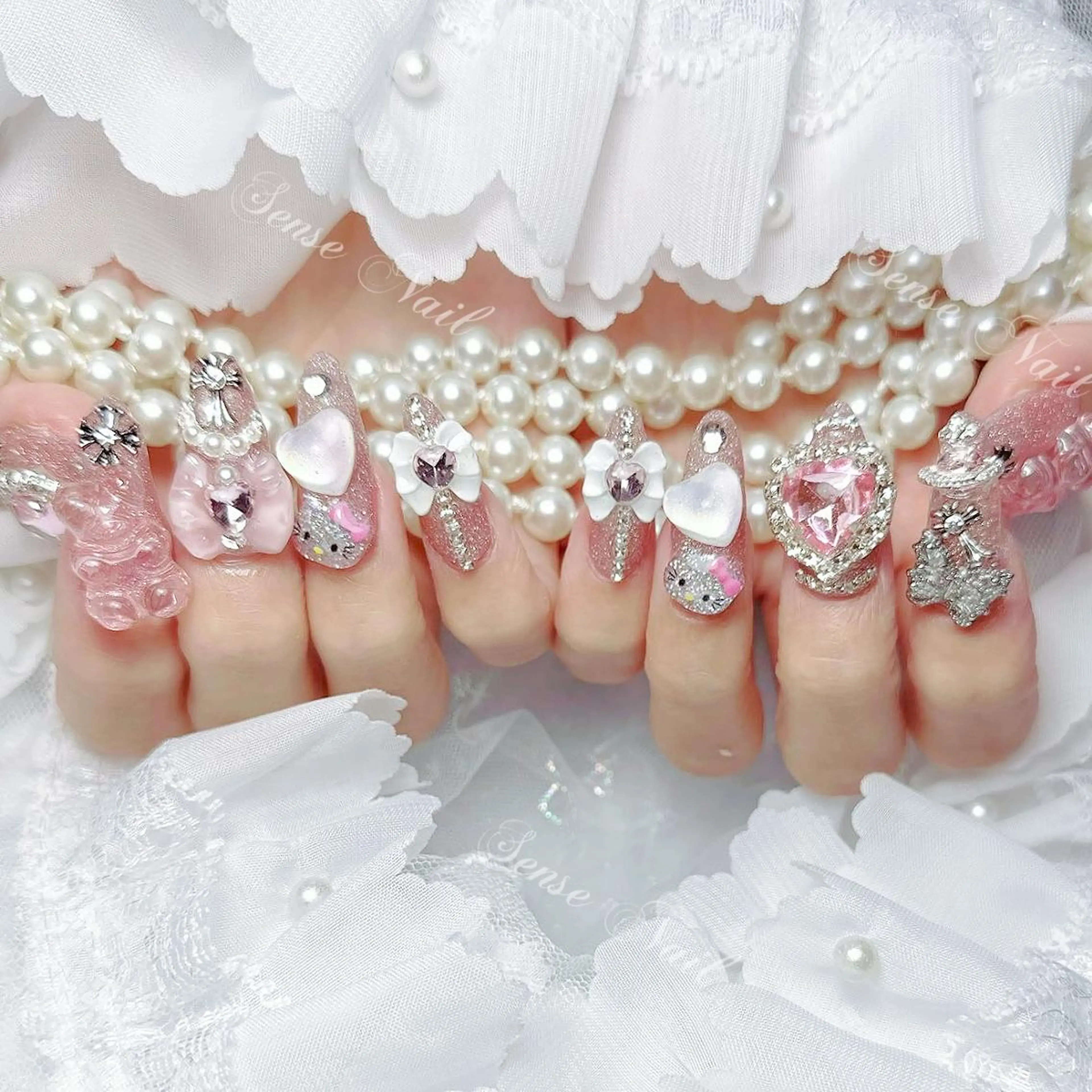 ネイル ハンドネイル Bunny 🐰のネイルデザイン