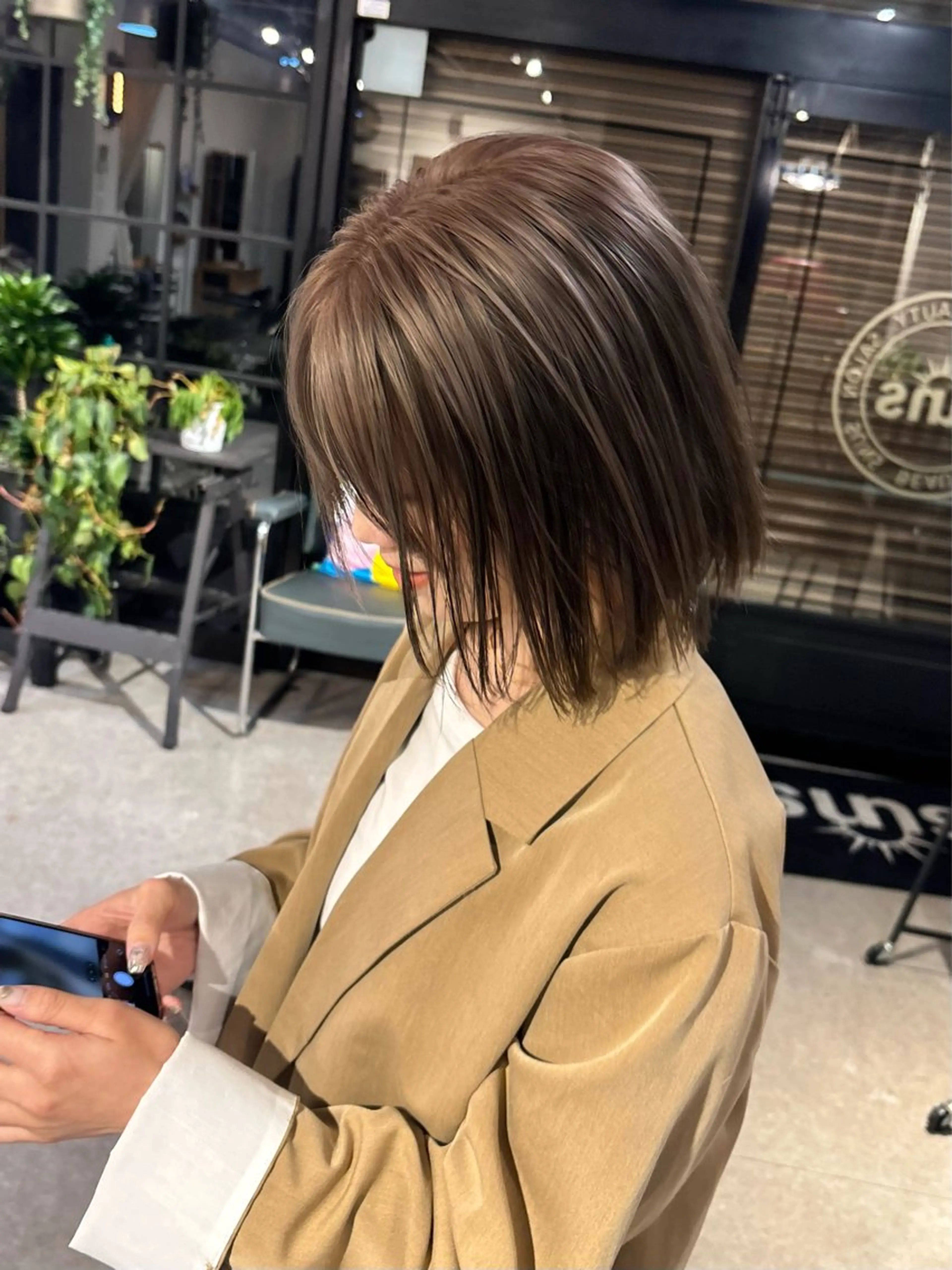 ミディアム shuyu /sunsのヘアスタイル