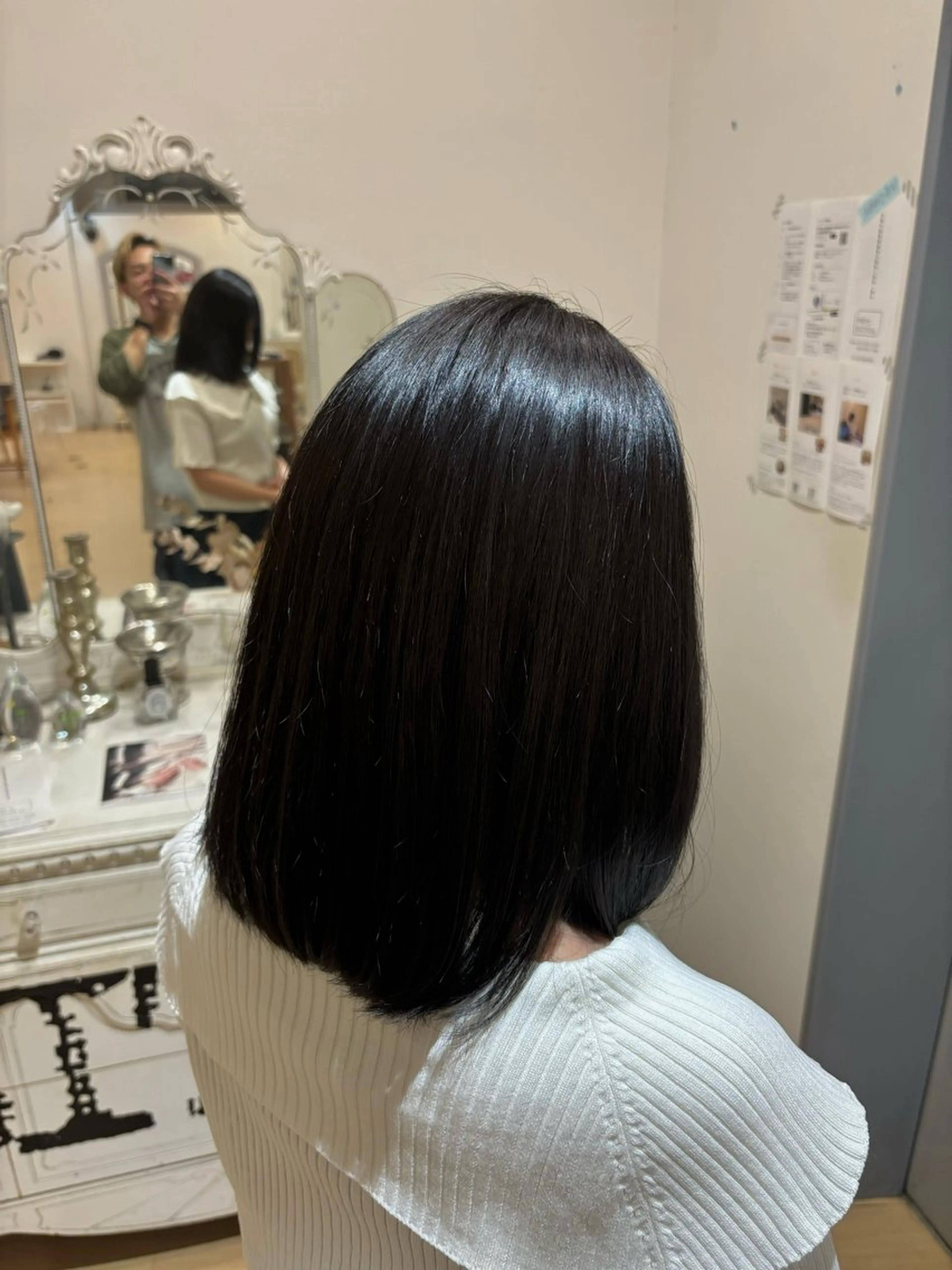 ミディアム カラー 堀合駿輔 パーマ /ショート/レイヤーのヘアスタイル