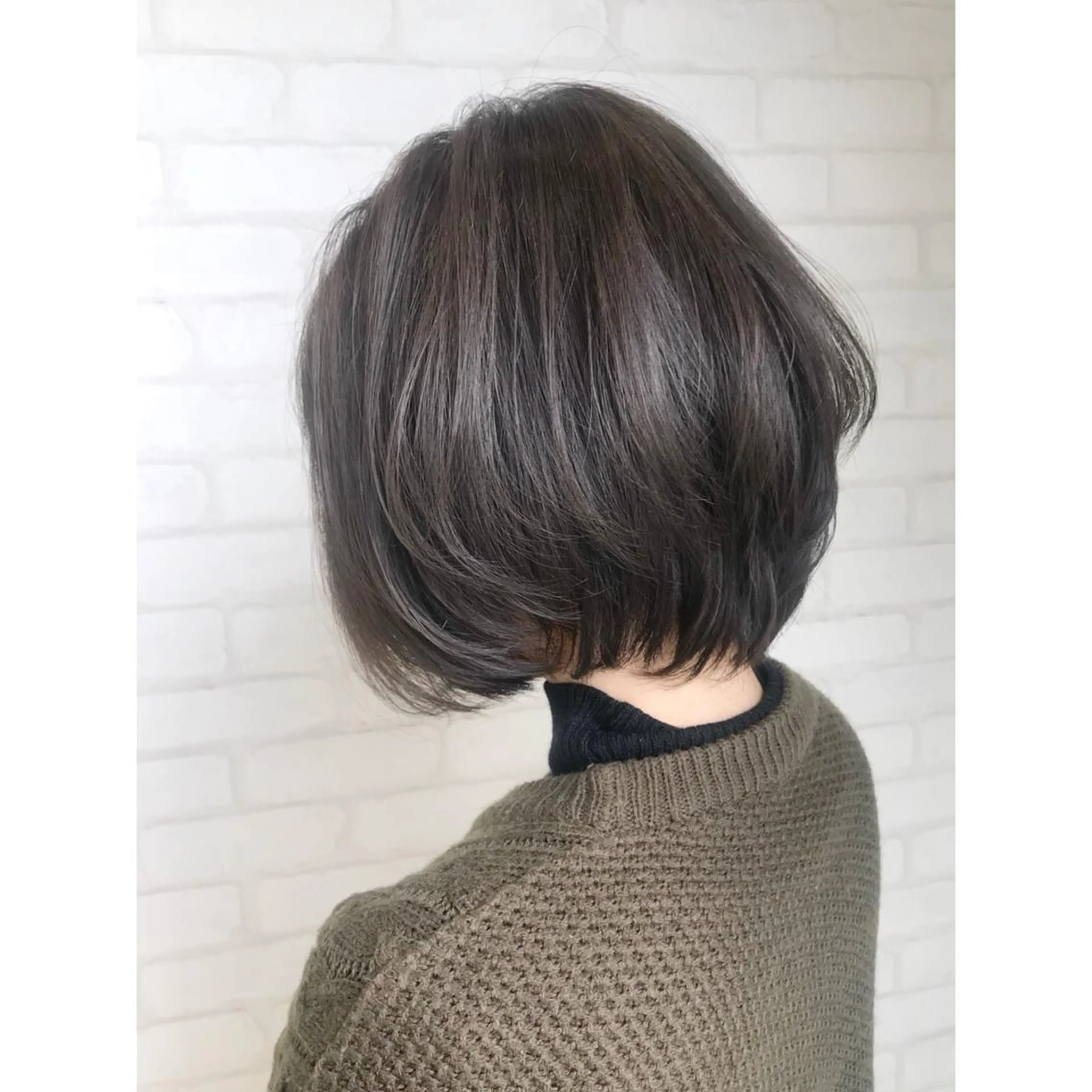 ショート カラー ショートボブ ボブ ショートヘア カット 高木 麻知子のヘアスタイル