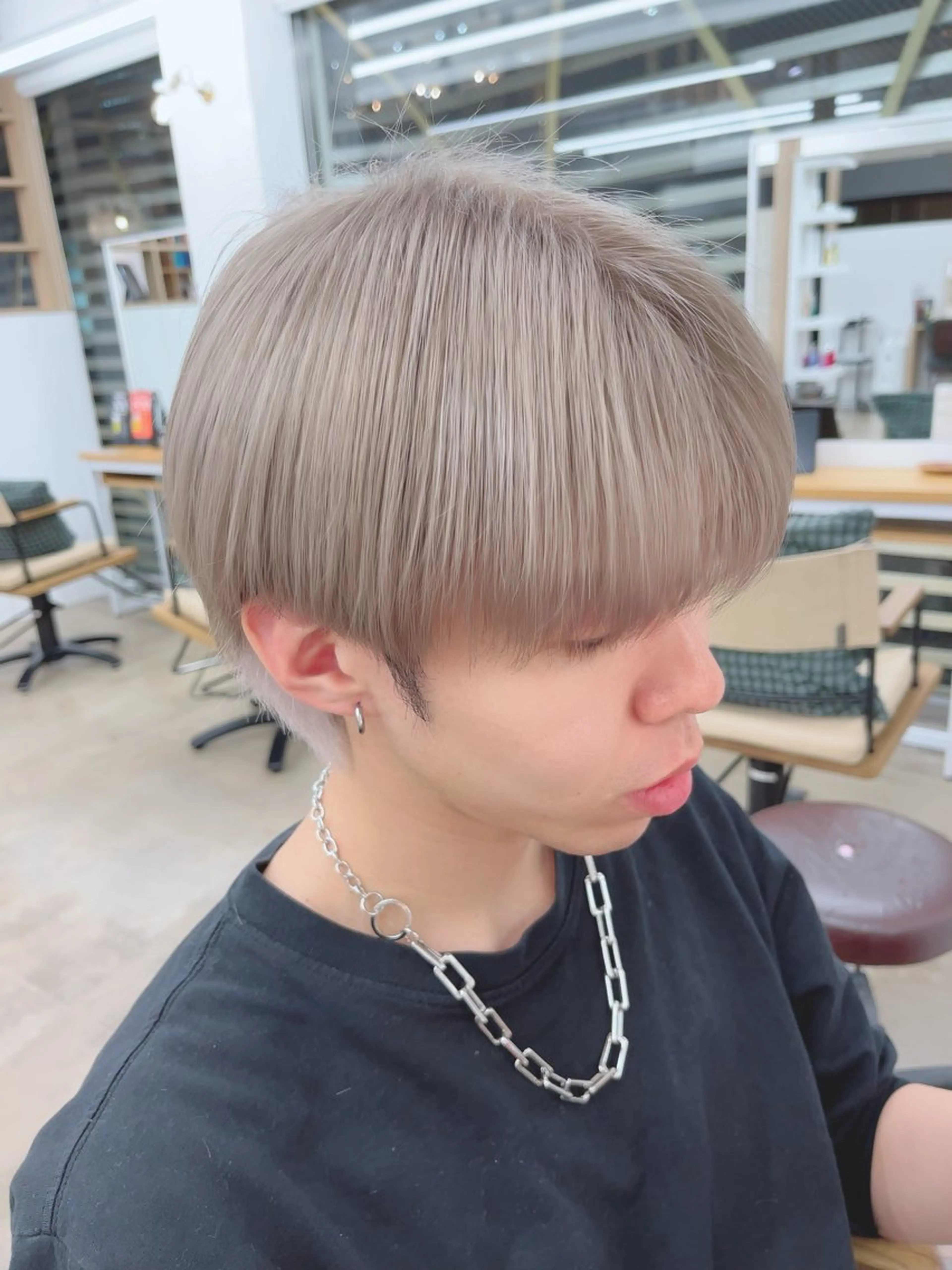 ミディアム ヘアカラー トリートメント 全レングスカット 特化🫧新井啓吾のヘアスタイル