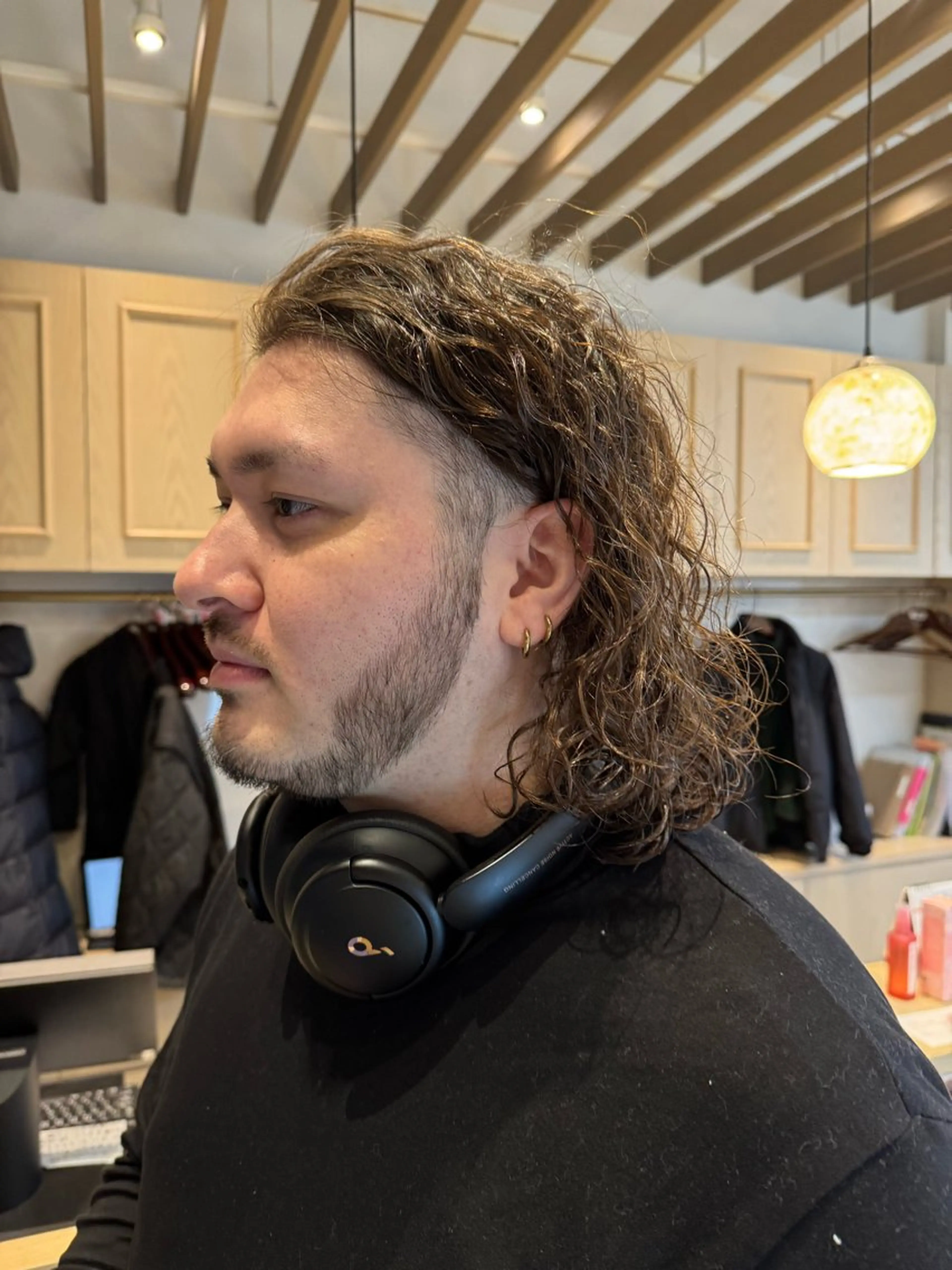 ミディアム パーマ ショート/ボブ パーマ/中原のヘアスタイル