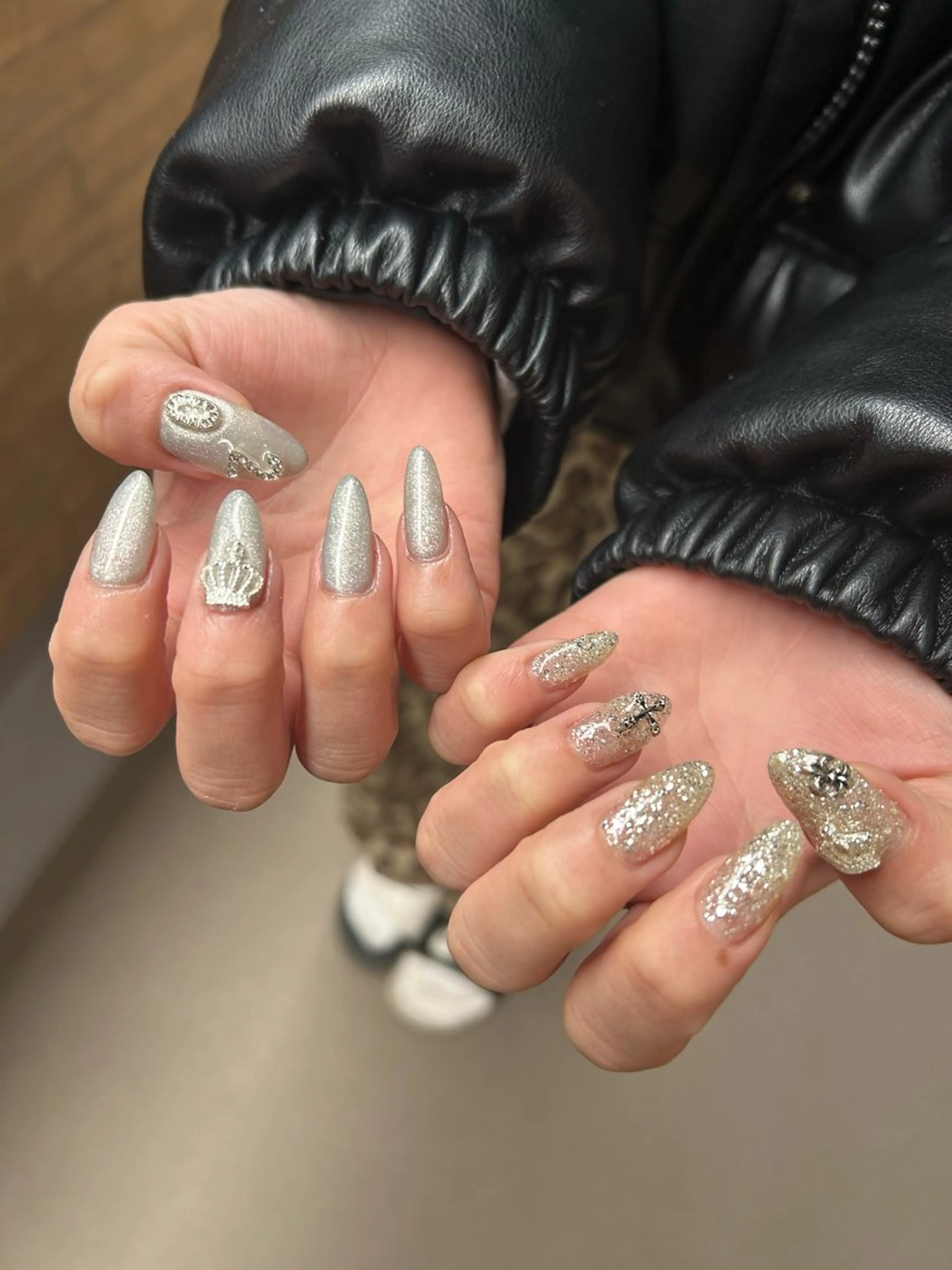 【ご新規様限定‼︎】hand パーツ持ち込みmenu ［ワンカラーorラメグラ］の写真