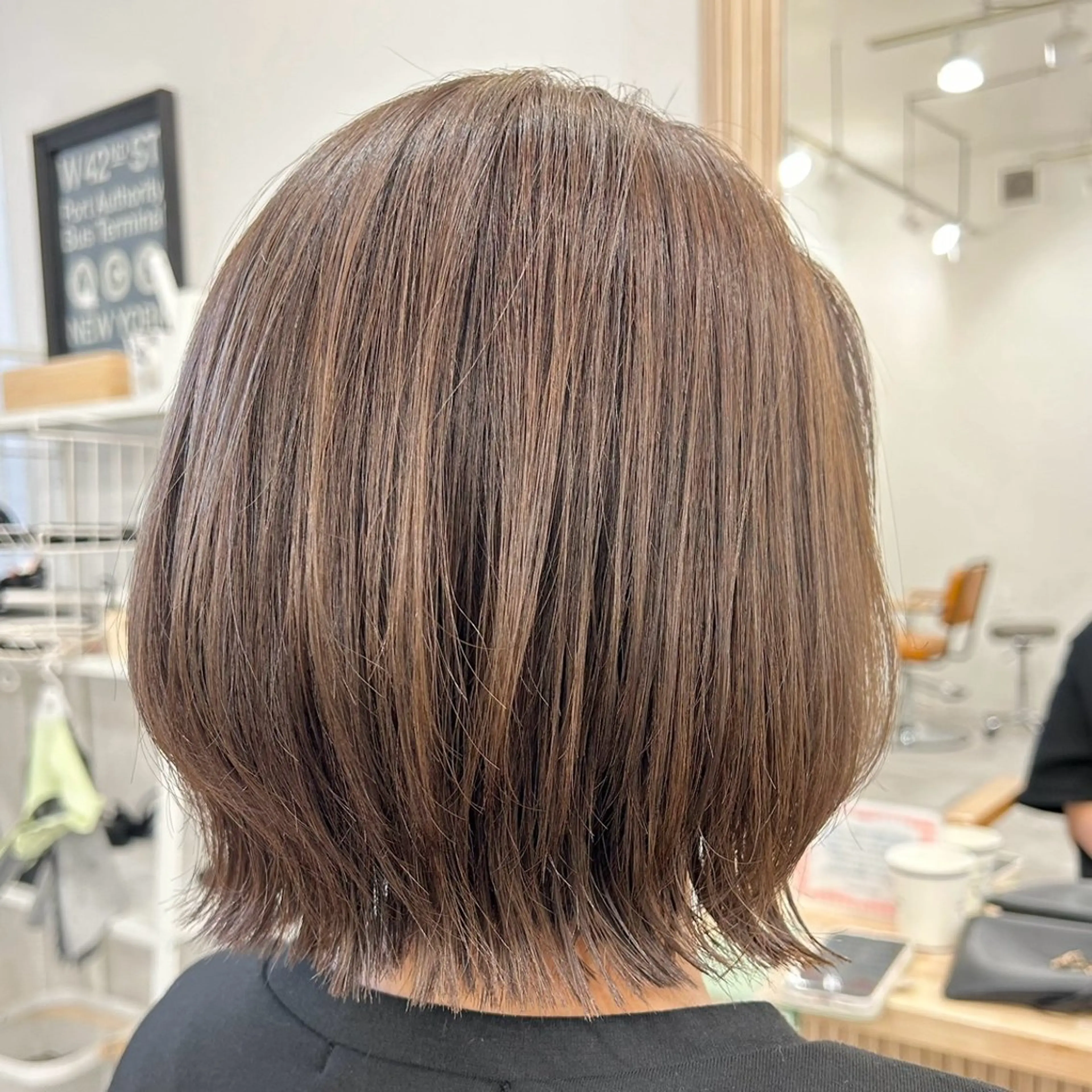 ショート ボブレイヤー ボブ くびれヘア くびれレイヤー レイヤーカット 顔まわりカット/ボブ /🧁とーこ🧁のヘアスタイル