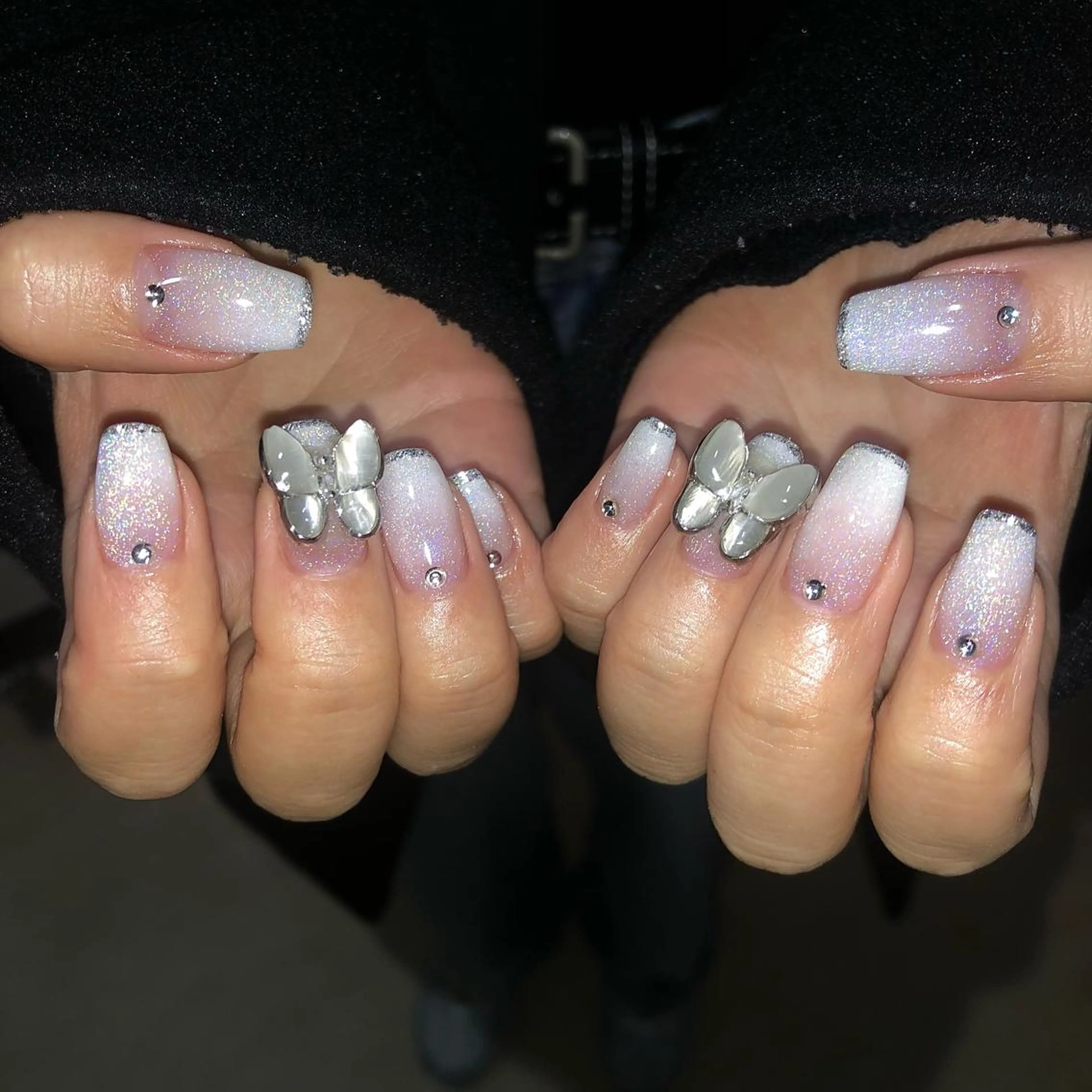 ネイル ハンドネイル ☽ ☾のネイルデザイン