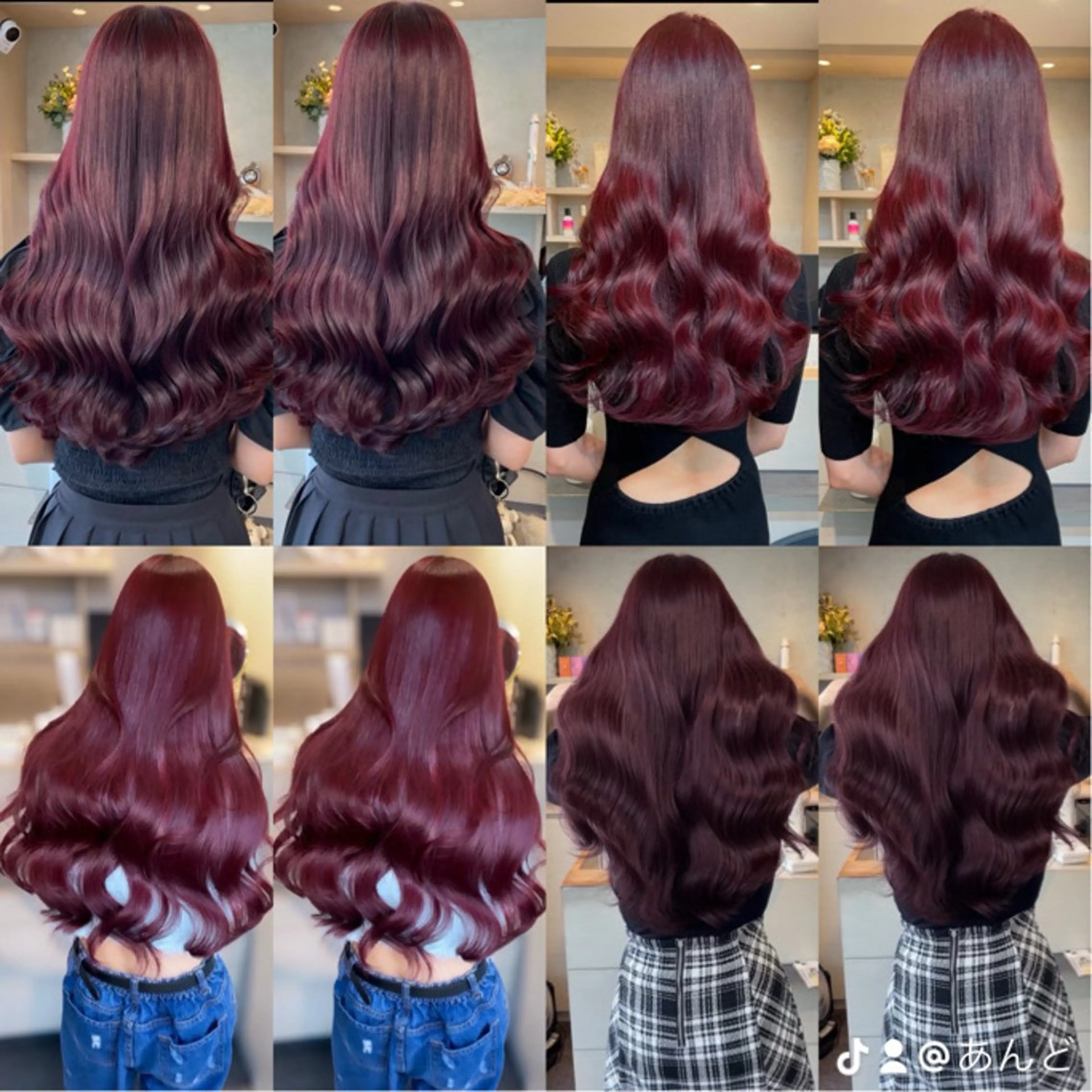 暖色カラー＋オージュア3ステップトリートメントの写真