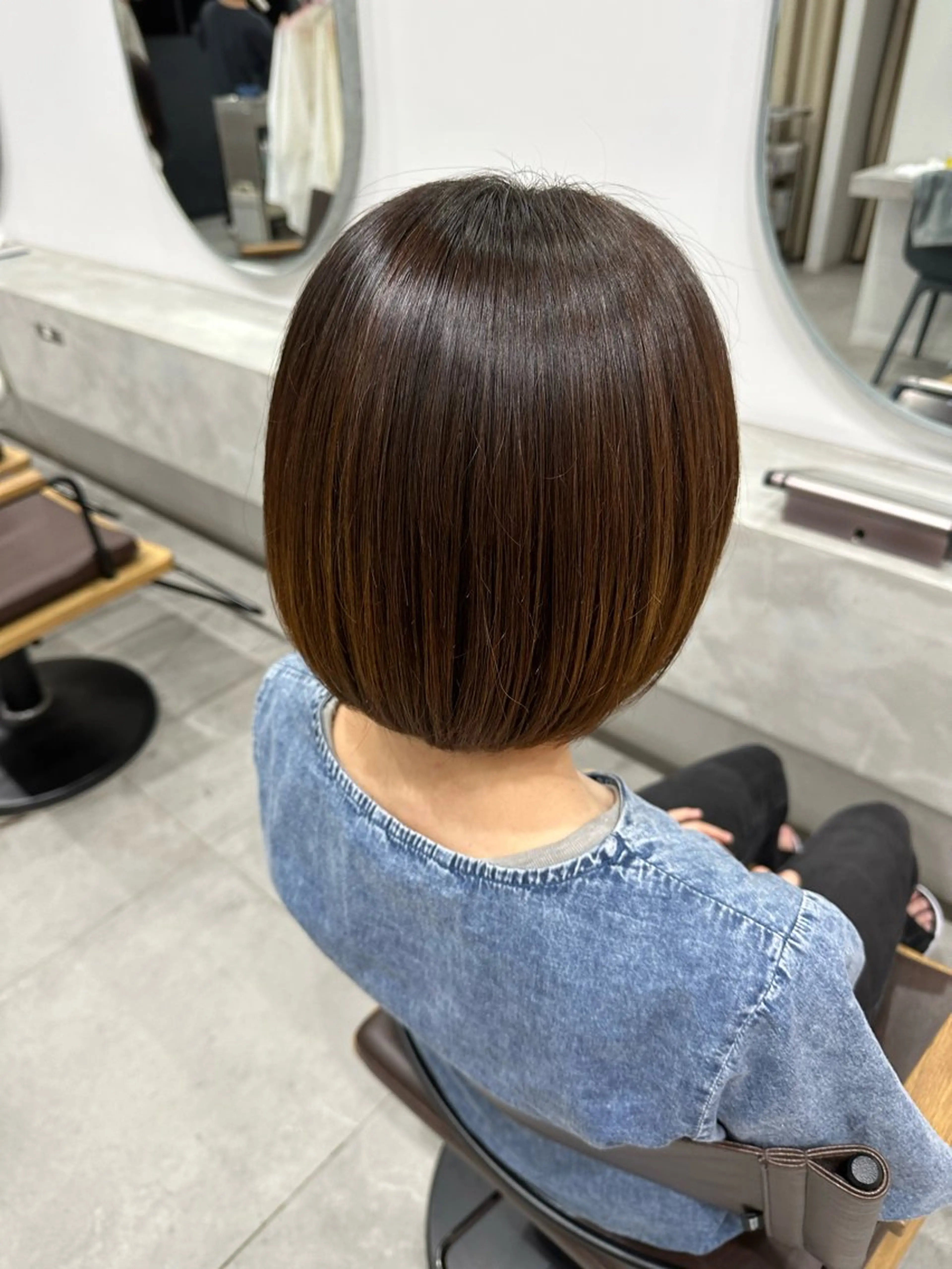 ミディアム カット トリートメント clan所属・志賀 海音のヘアスタイル