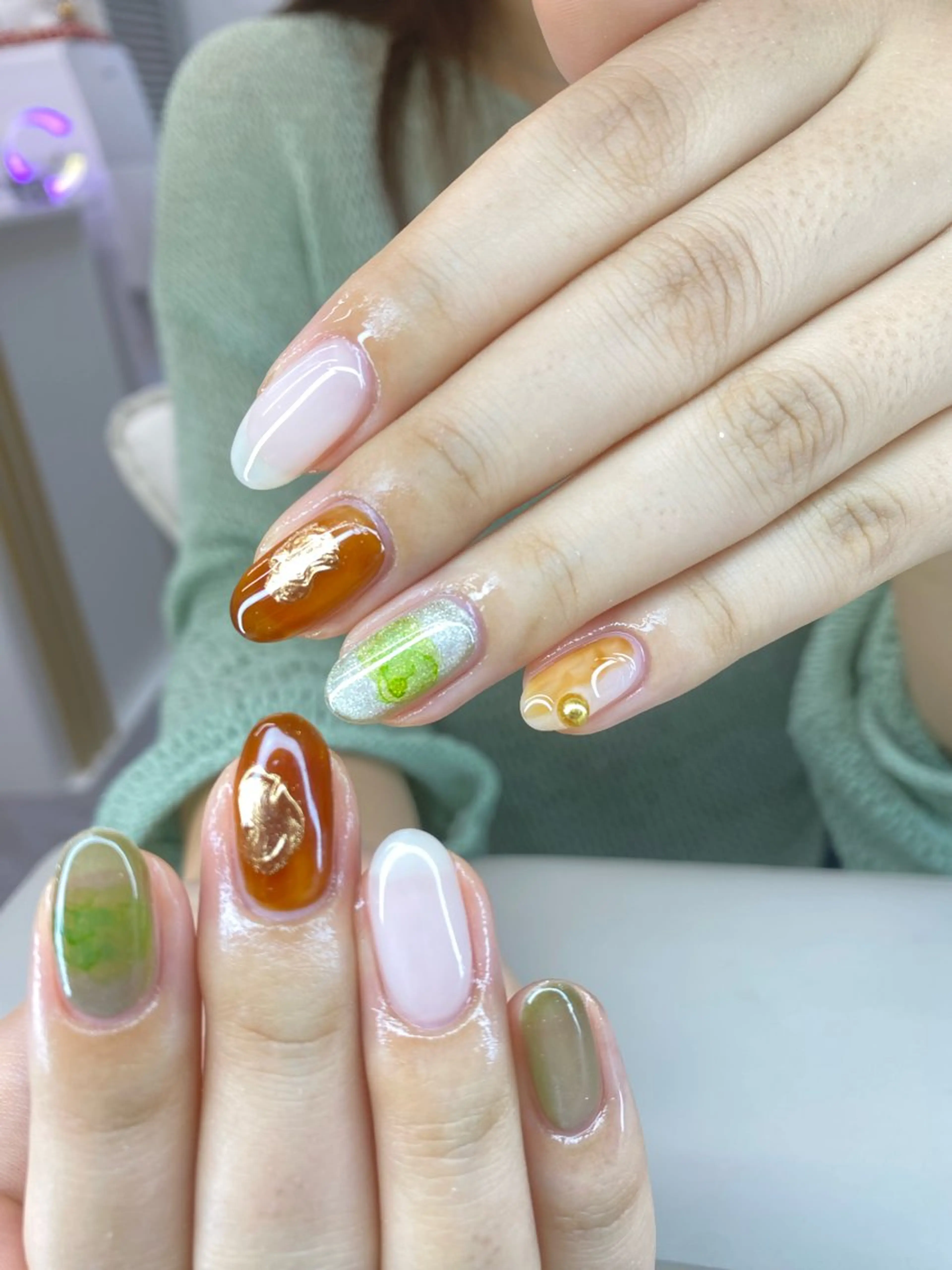 ネイル ハンドネイル AngelChris ビューティーサロン琳のネイルデザイン