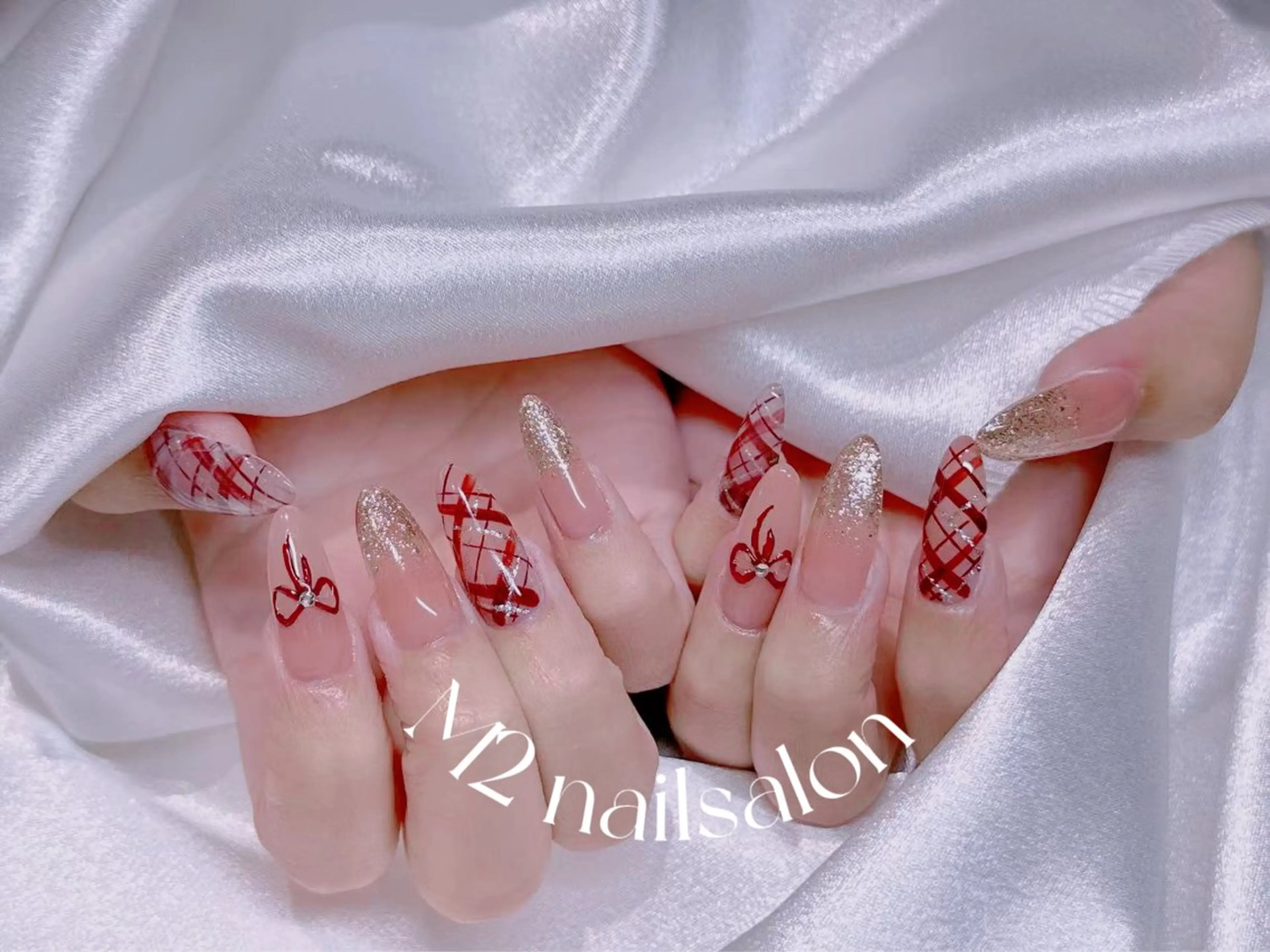 ネイル 長さだし専門店 M2　rikaのネイルデザイン