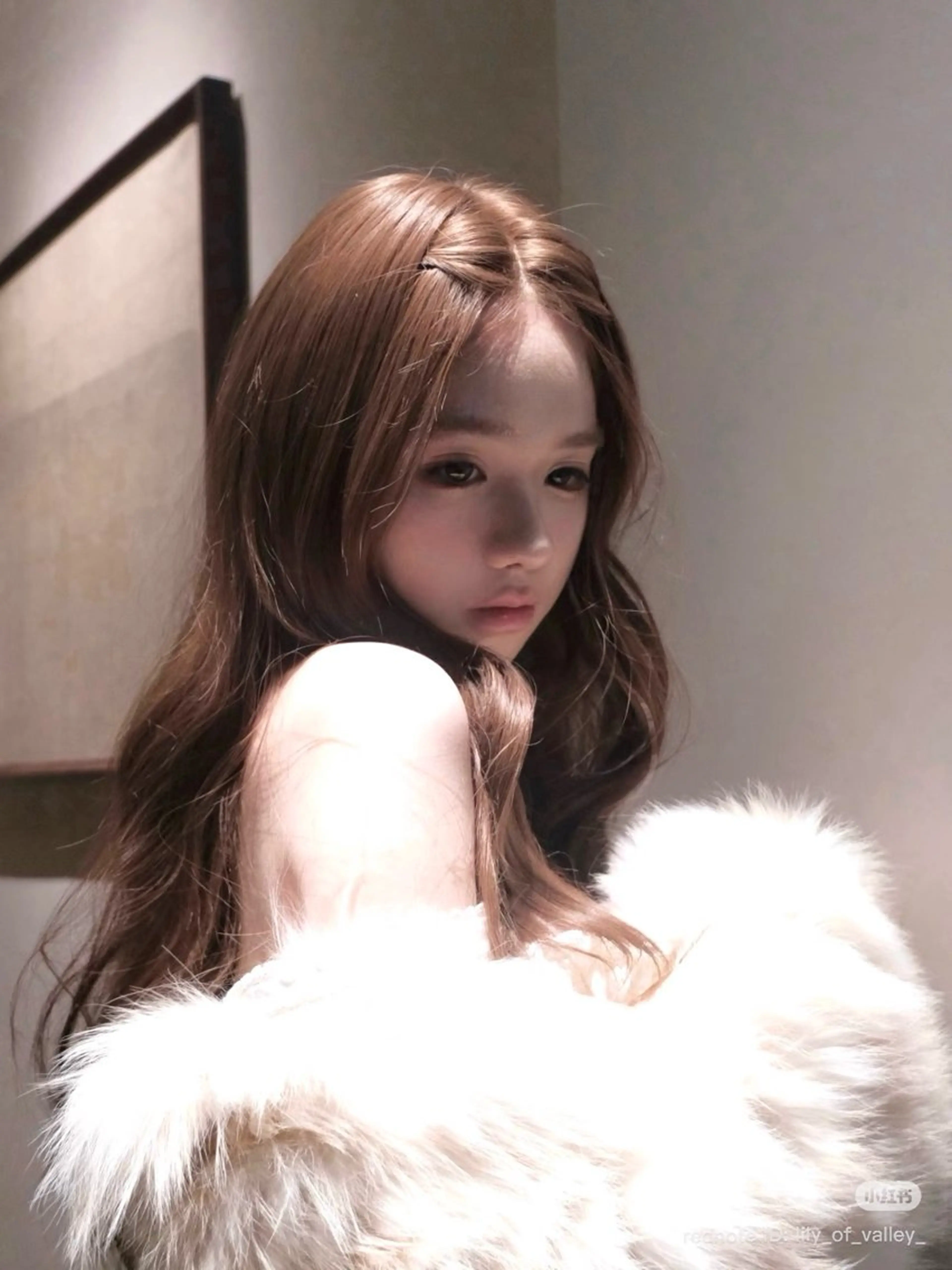 ロング カラー ヘアカラー 韓国×ワンホン 艶カラー/ハヅキ🎀のヘアスタイル