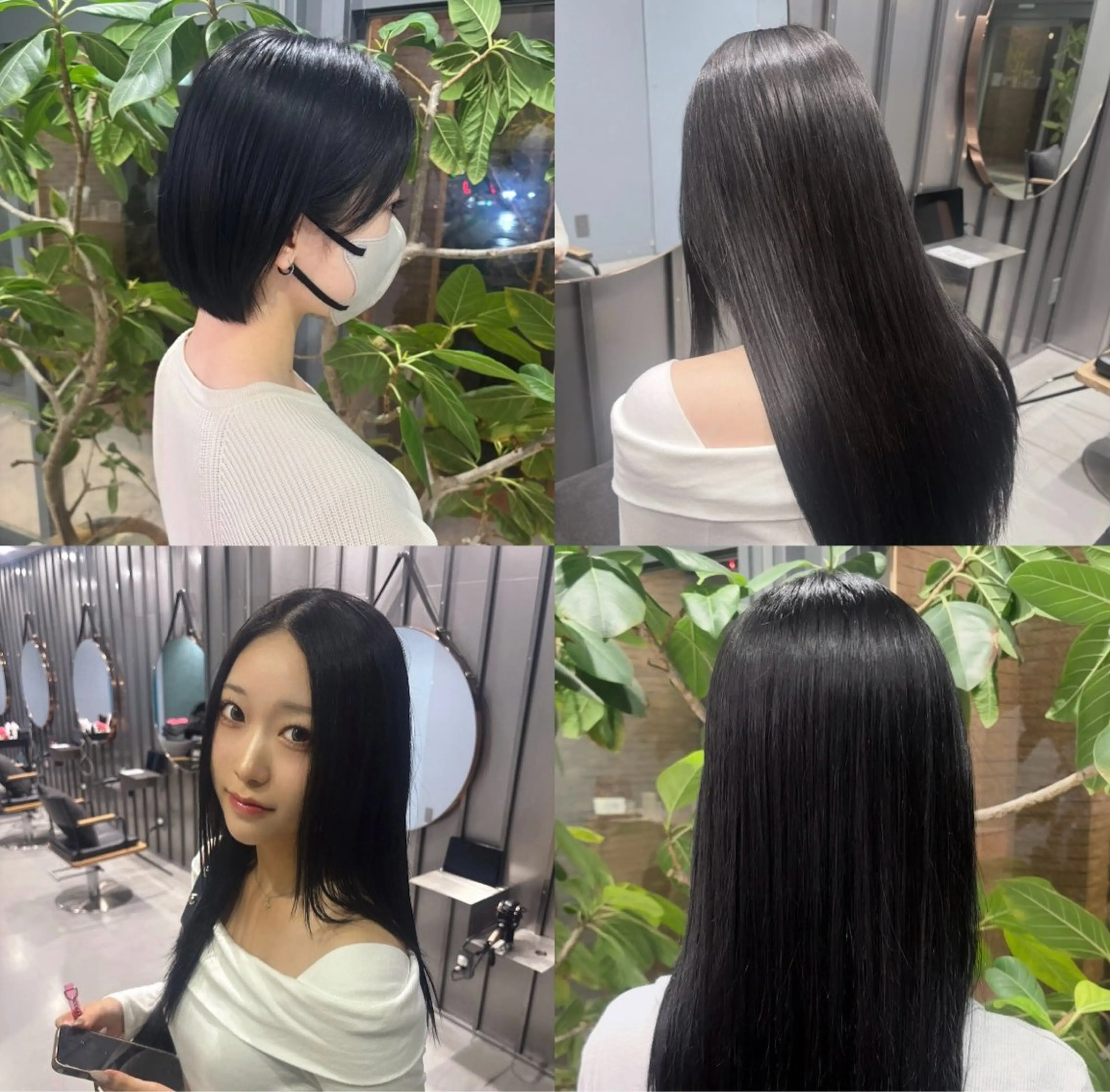 カラー ヘアカラー 🐈‍⬛JUMI /透明感カラー/🩶のヘアスタイル