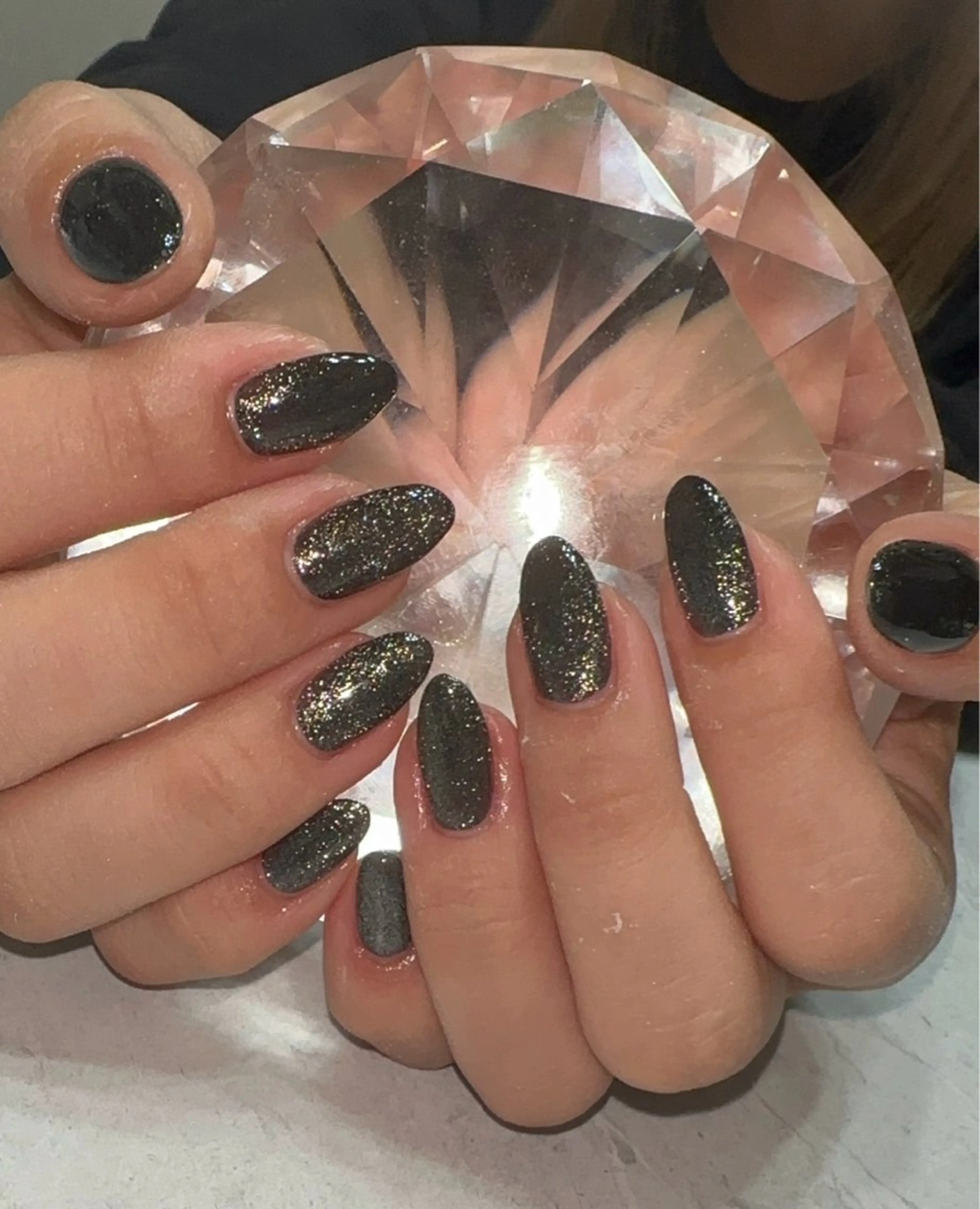 ネイル マグネットネイル ワンカラーネイル ハンドネイル Nailsalon Clairのネイルデザイン