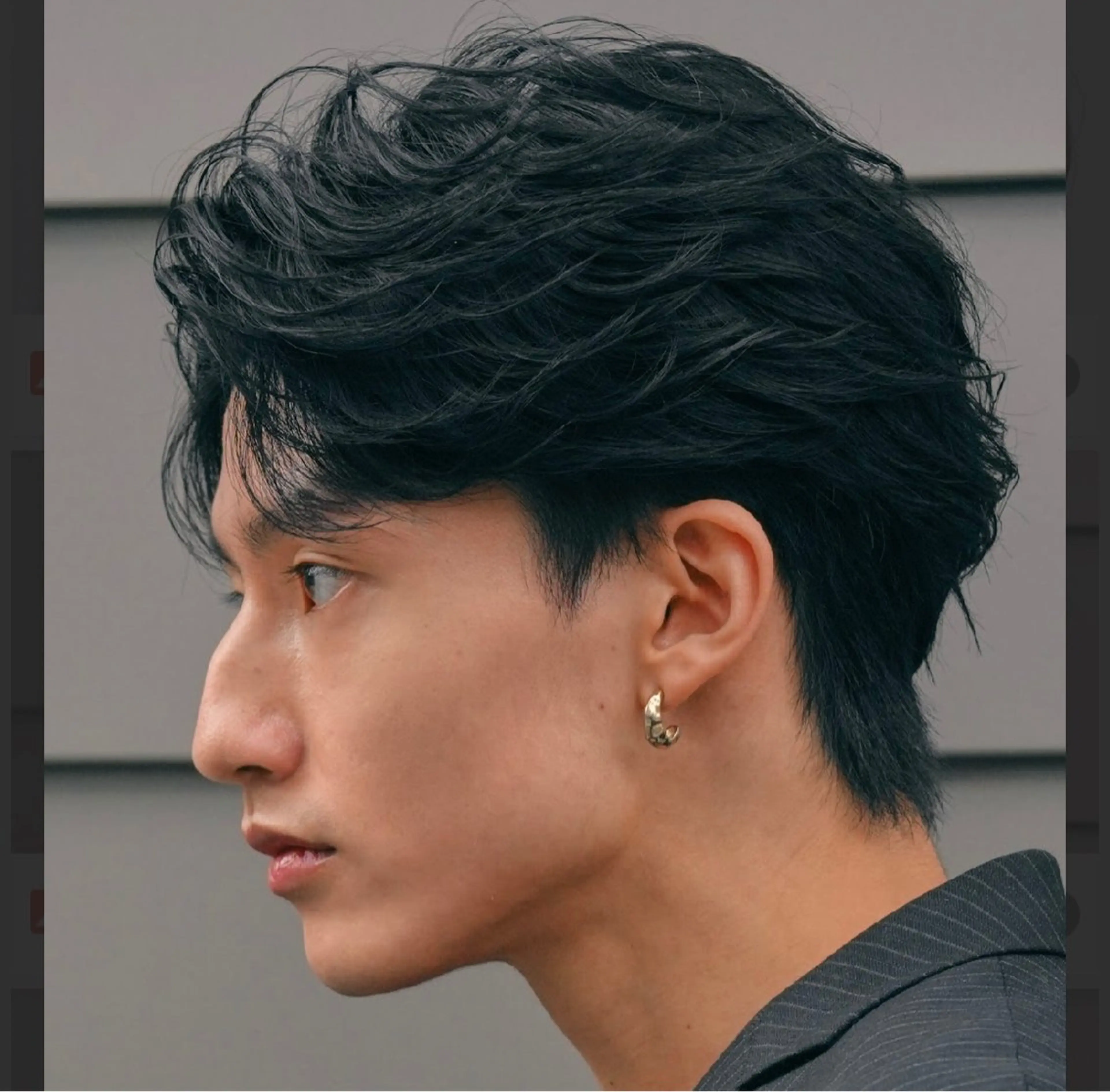 パーマ メンズ センターパート マッシュ メンズパーマ プードルパーマ メンズツイストパーマ カット パーマ トリートメント 仙台フェザーパーマ/ fifth/遠藤楓雅のヘアスタイル