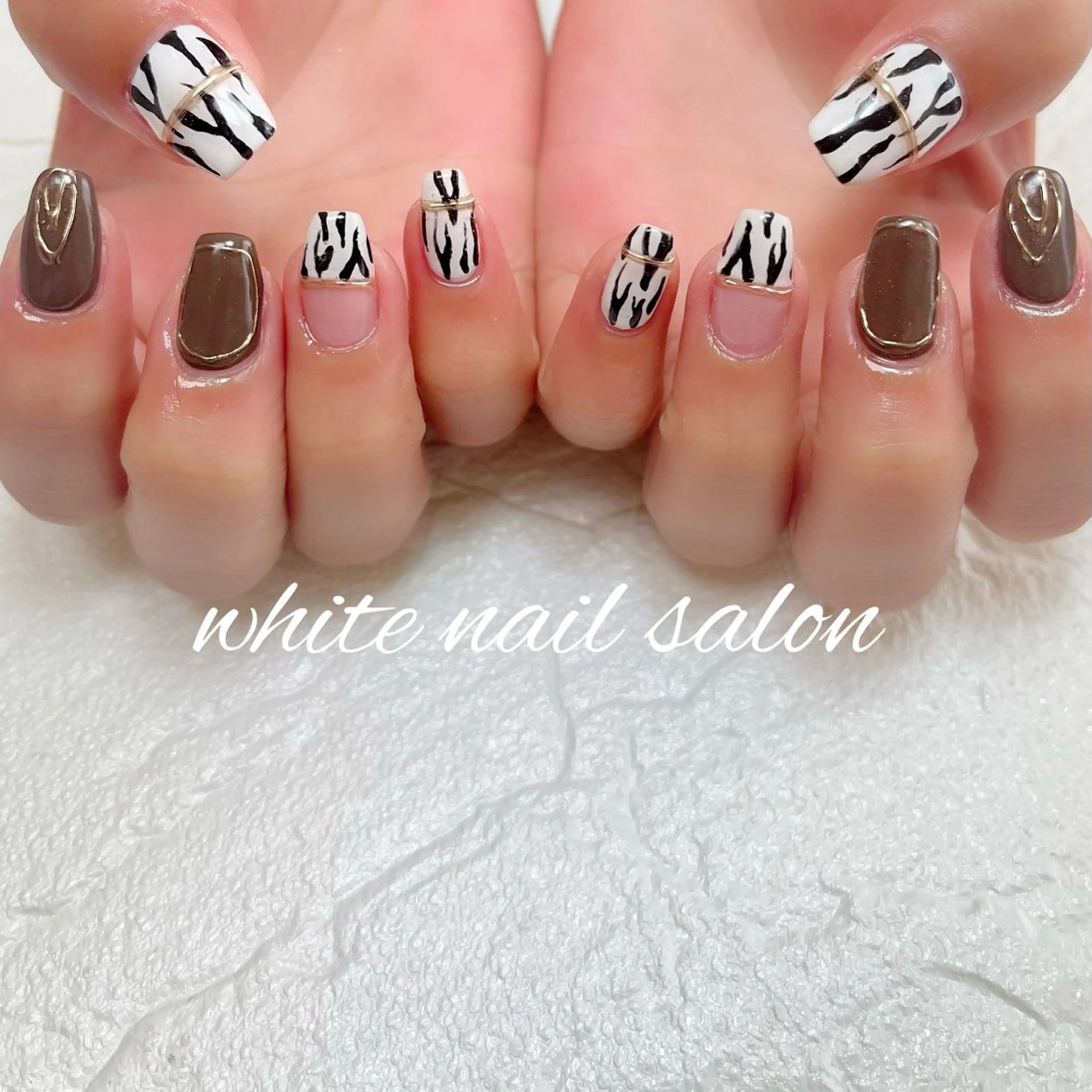 ネイル ラメ(グリッター) ハンドネイル white nail salonのネイルデザイン