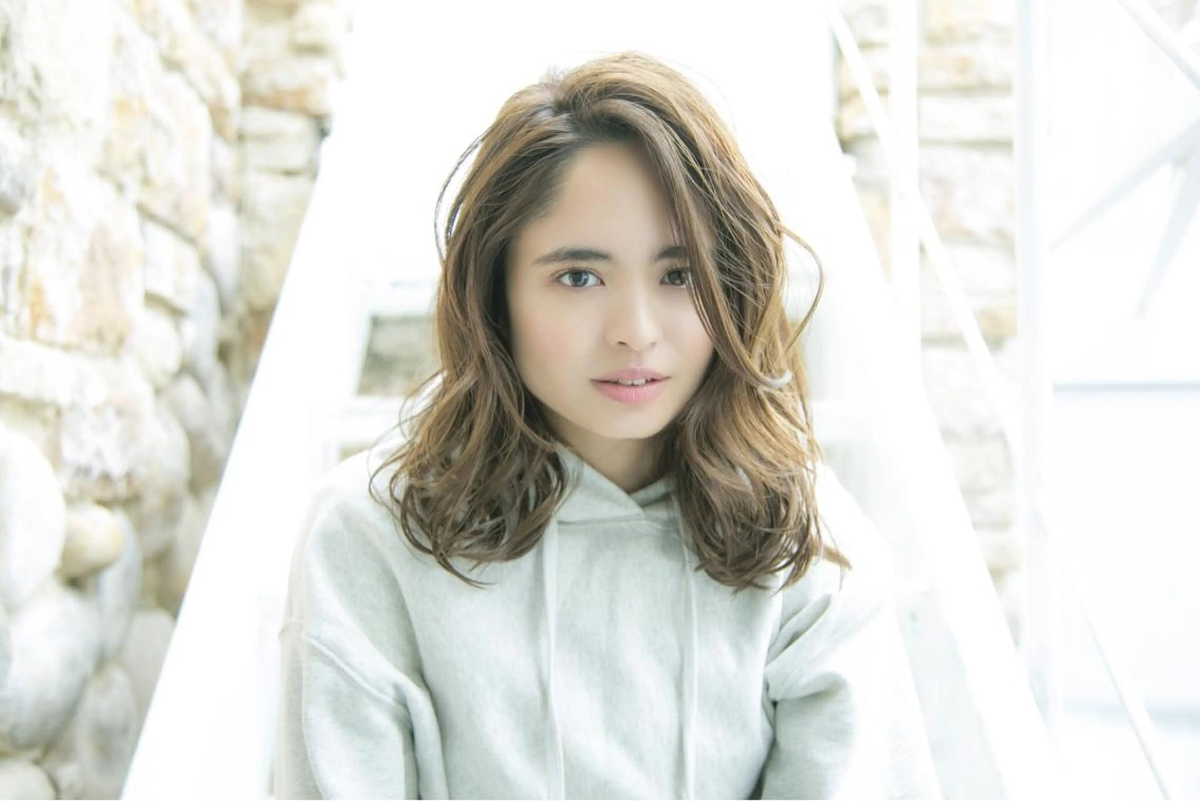 ミディアム カラー パーマ 髪質改善/縮毛矯正/ ボブ/店長/槌矢圭悟のヘアスタイル