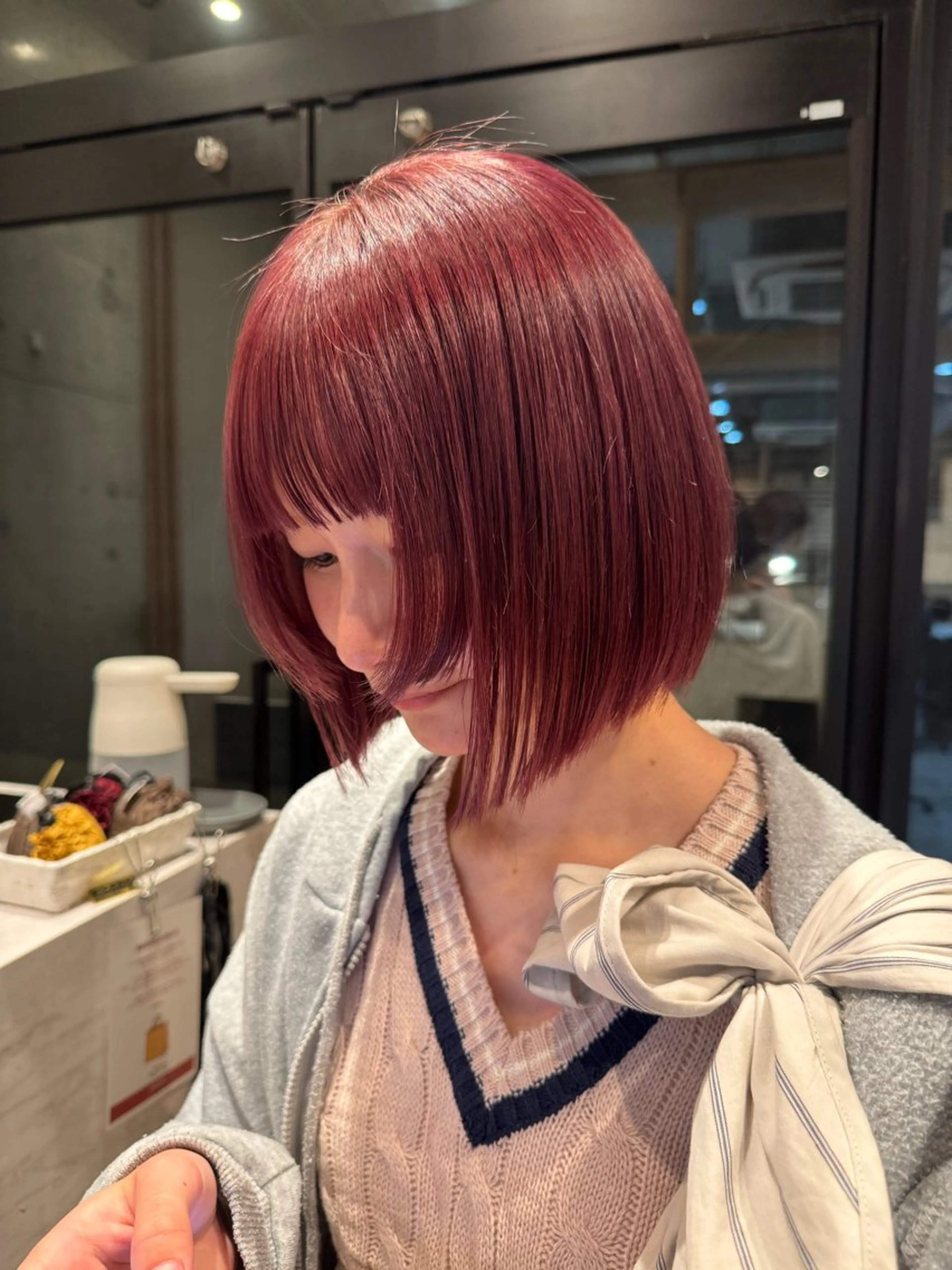 【🎀ピンク系限定 🎀‎】👑ブリーチダブルカラー👑暖色 🩷ピンクカラー🩷+marbb付きの写真