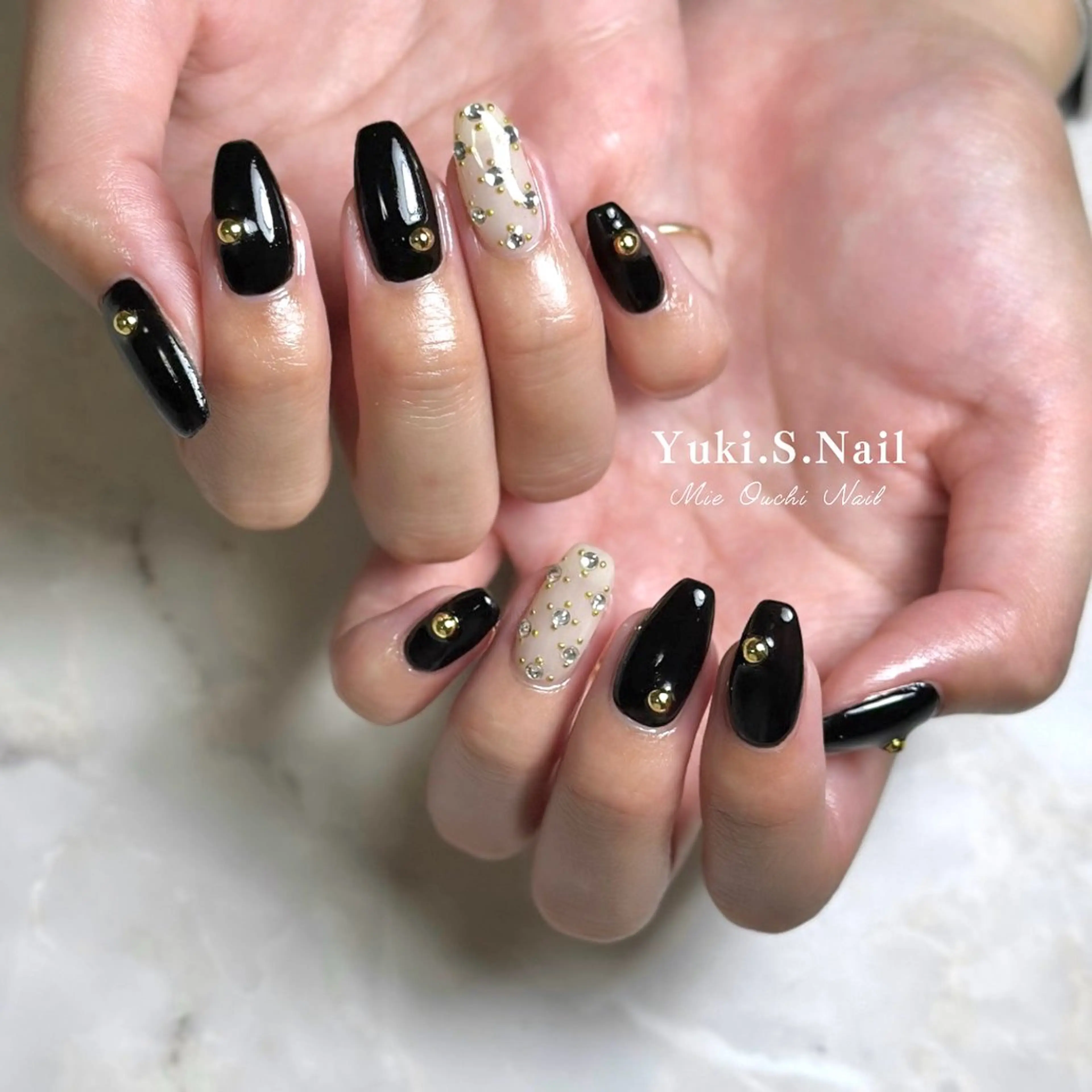 ロング ハンドネイル Yuki S.Nailのネイルデザイン