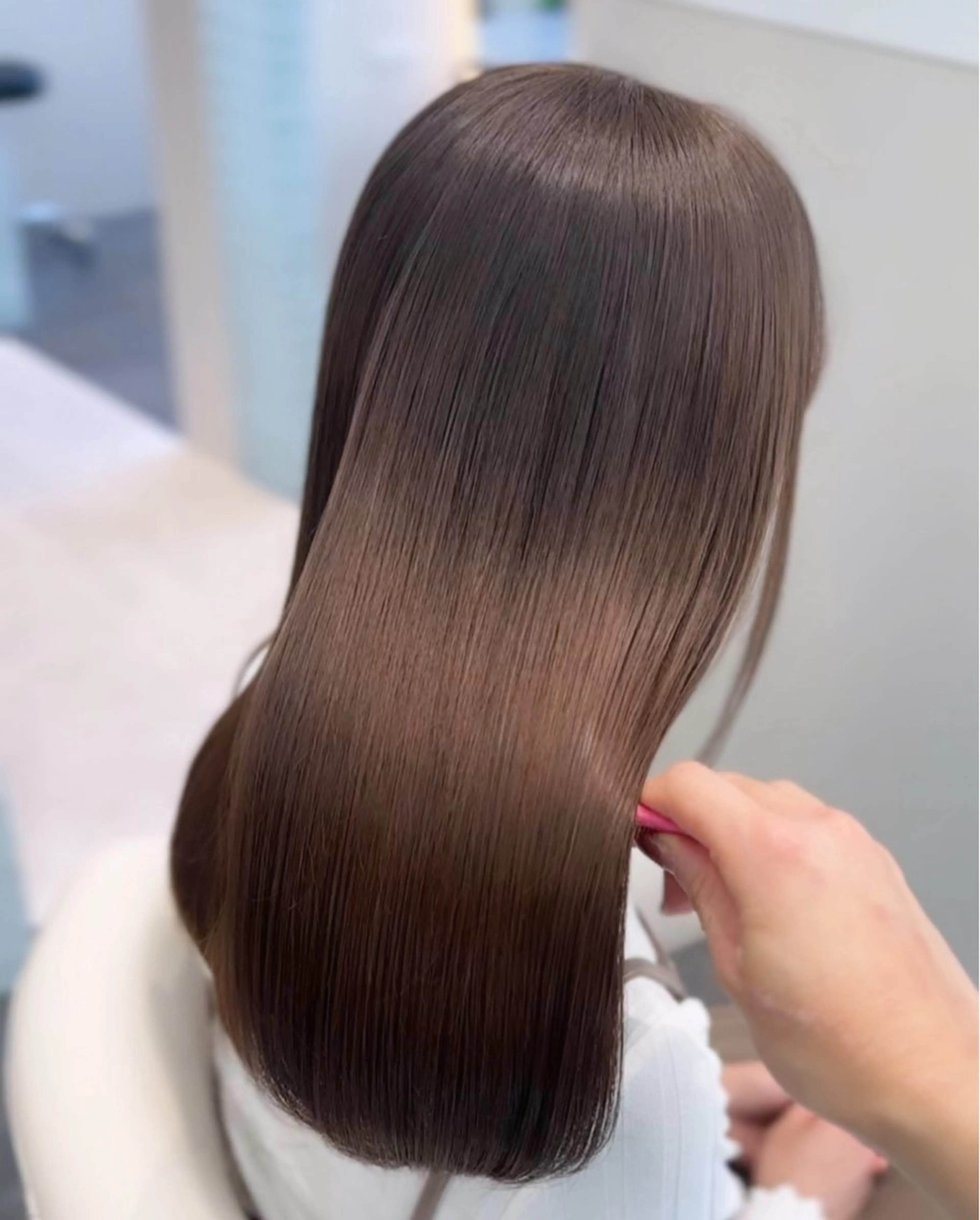 ロング カラー カット ヘアカラー 縮毛矯正 トリートメント 🫧髪質改善🤍丁寧 で好評🫧/MAKIのヘアスタイル