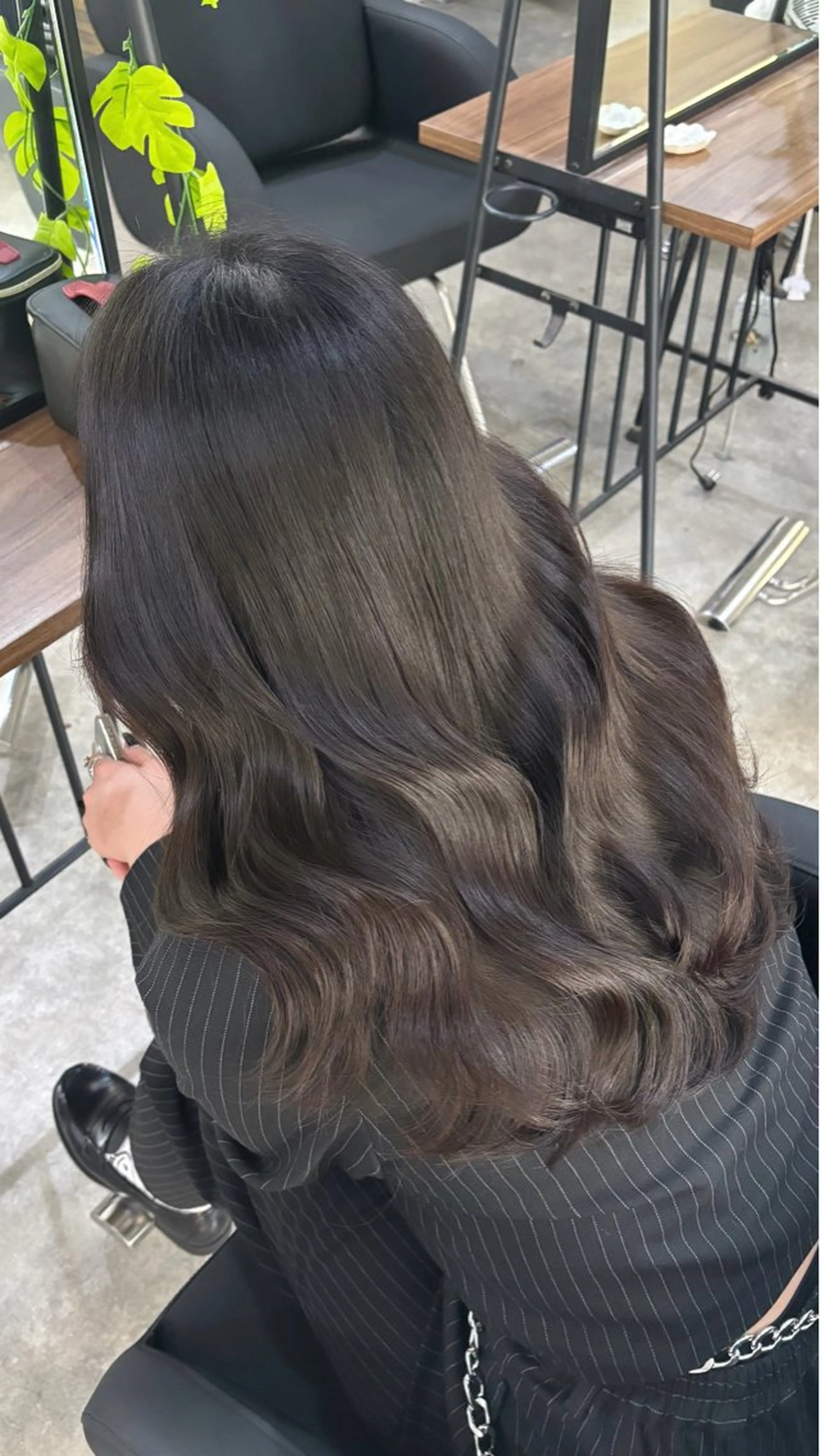 【前髪カット】×【透明感カラー】前髪カット+ブリーチなしダブルカラー💫【ブリーチなし】【前髪カット】【顔周りカット】の写真