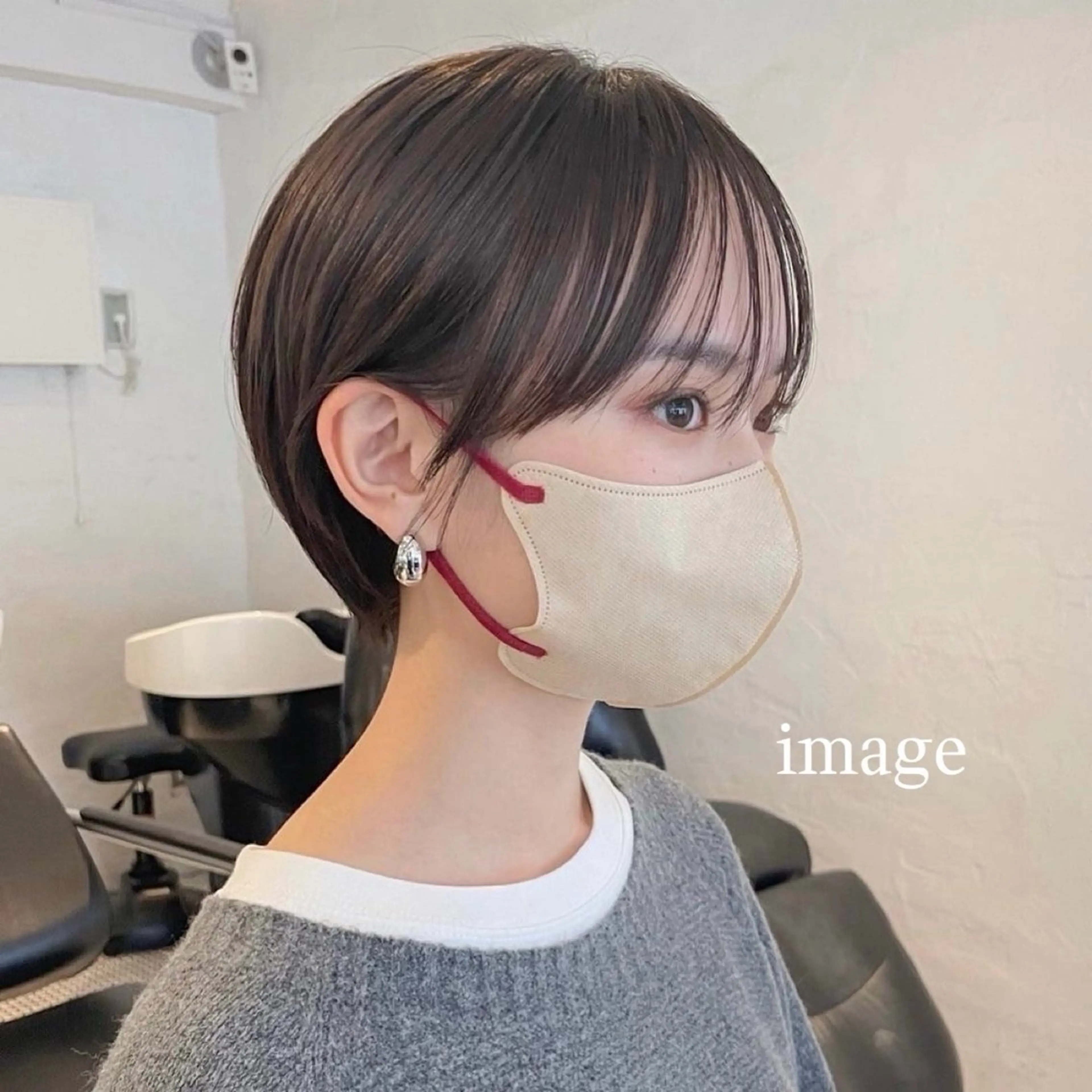 ショート 🌸透明感/レイヤー / 栗林 彩🌸のヘアスタイル