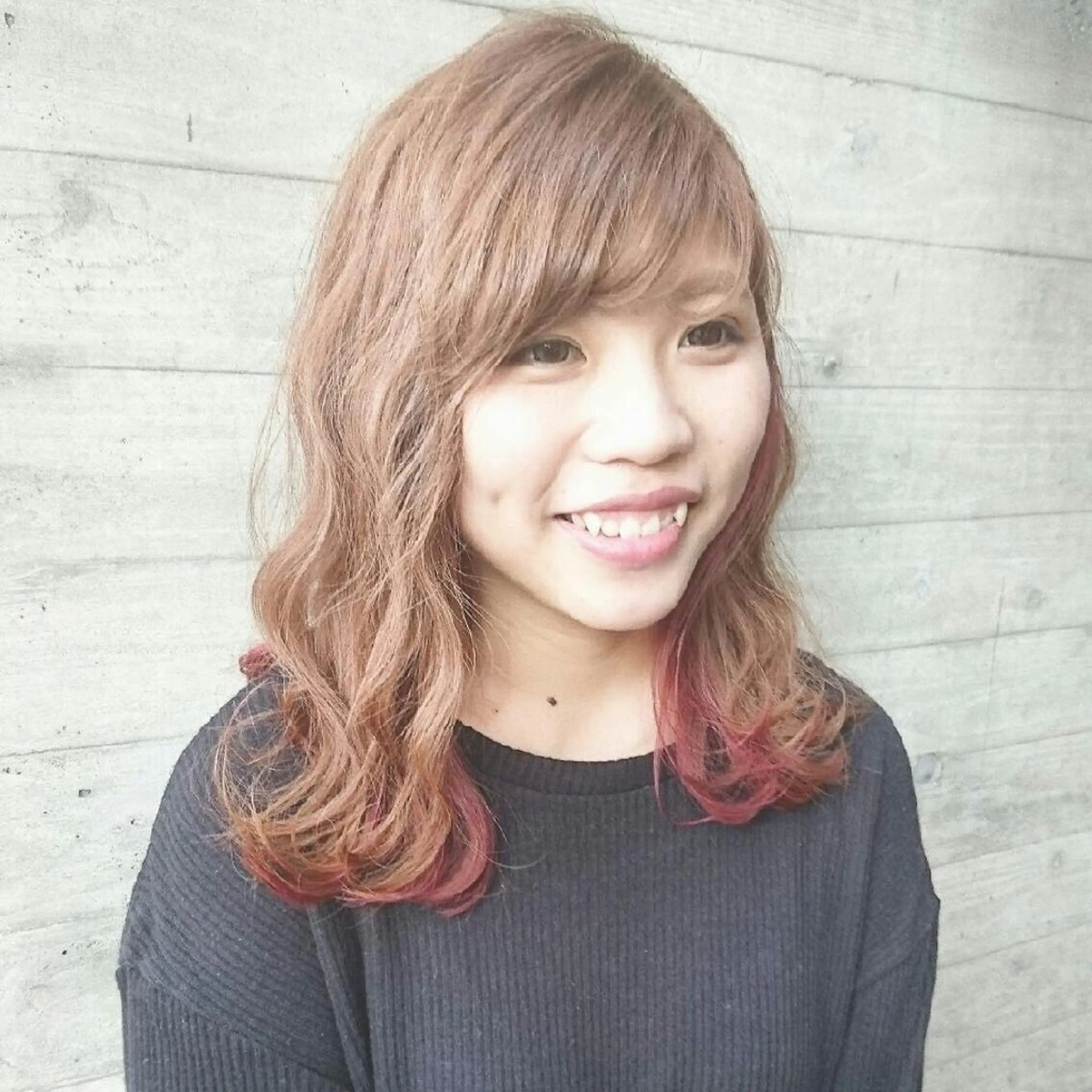 インナーカラーの写真