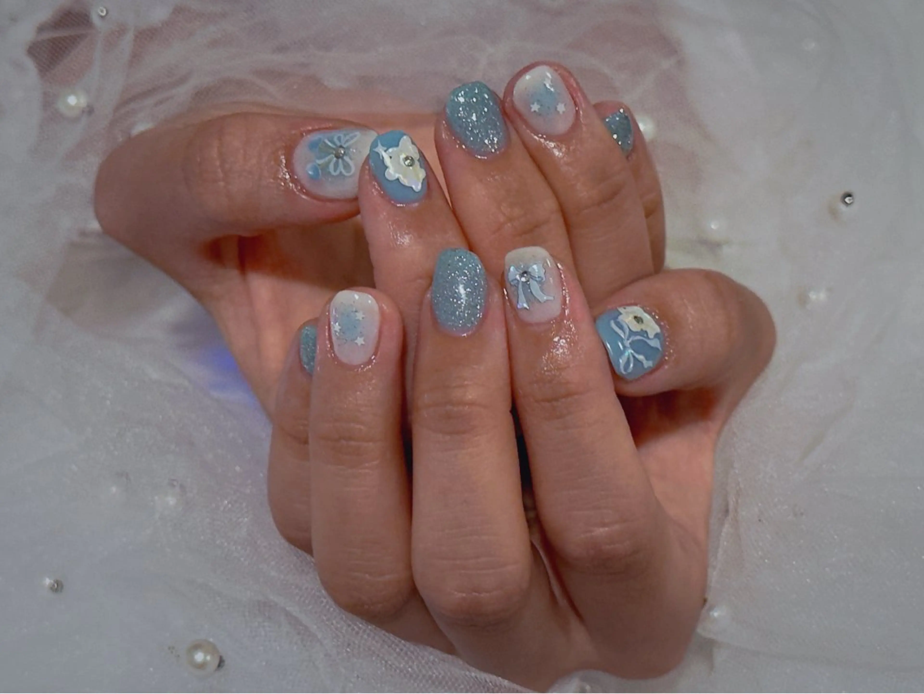 ネイル 【Eclat ｴｸﾗ】nail＆beauty所属・Eclat〔ｴｸﾗ〕 MOEKA𝜗𝜚*のネイルデザイン