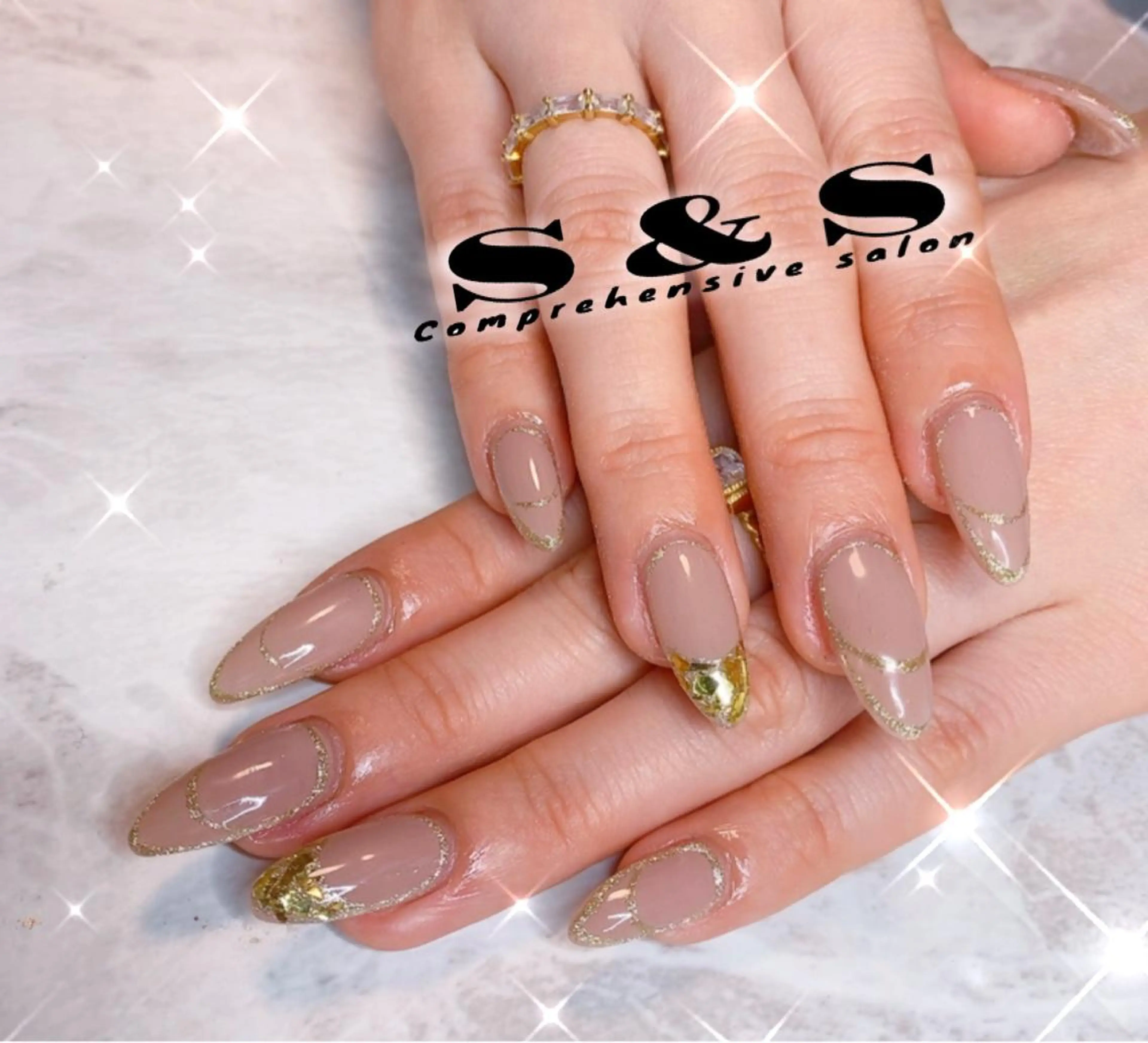 ネイル アートネイル 長さ出し メンズネイル 持ち込み スカルプネイル S&S 村田小百合のネイルデザイン