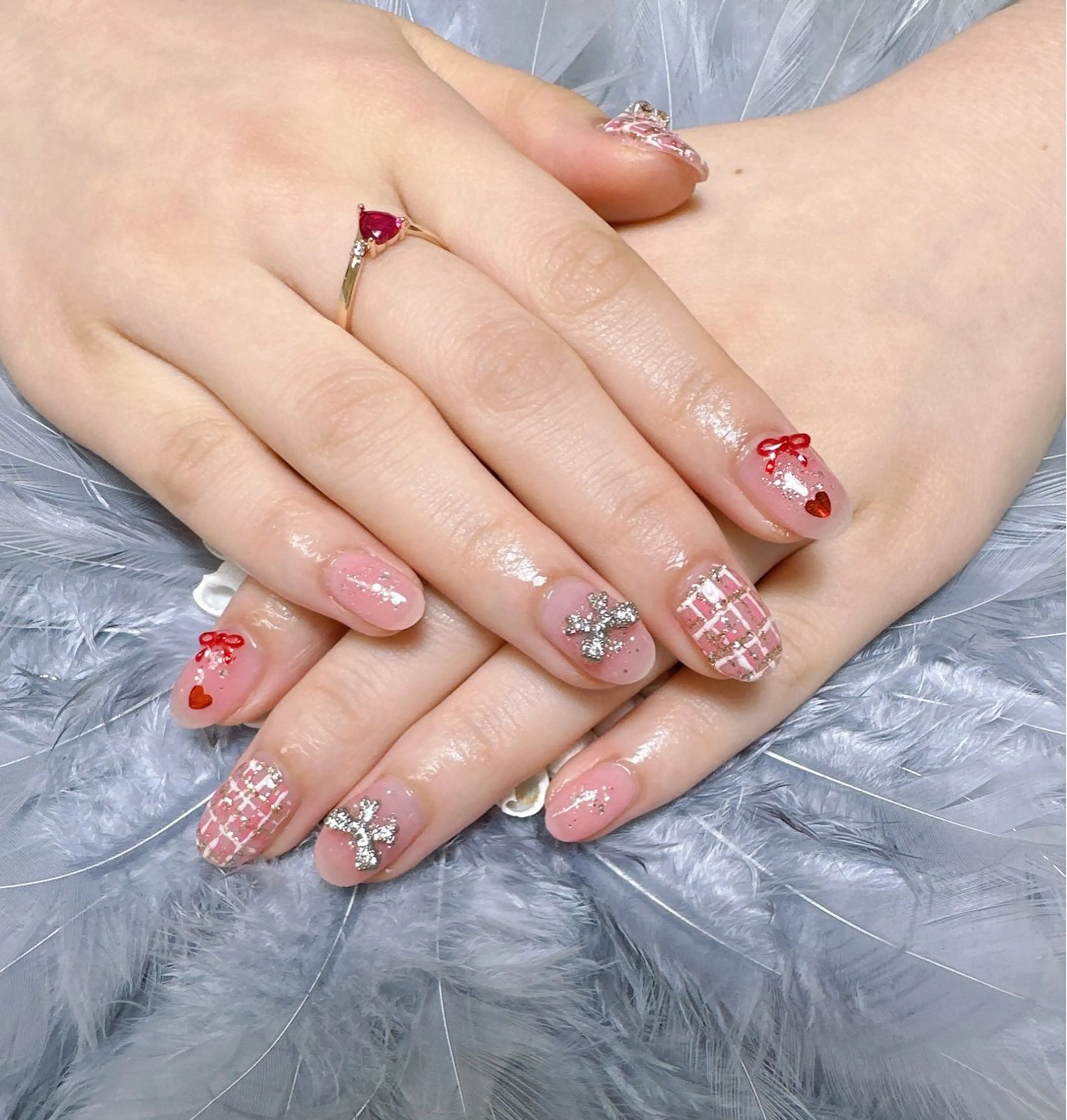 ネイル 持ち込み ハンドネイル Pretty Nail Salon     　(ジェル&ケア)所属・Pretty Nail Salonのネイルデザイン