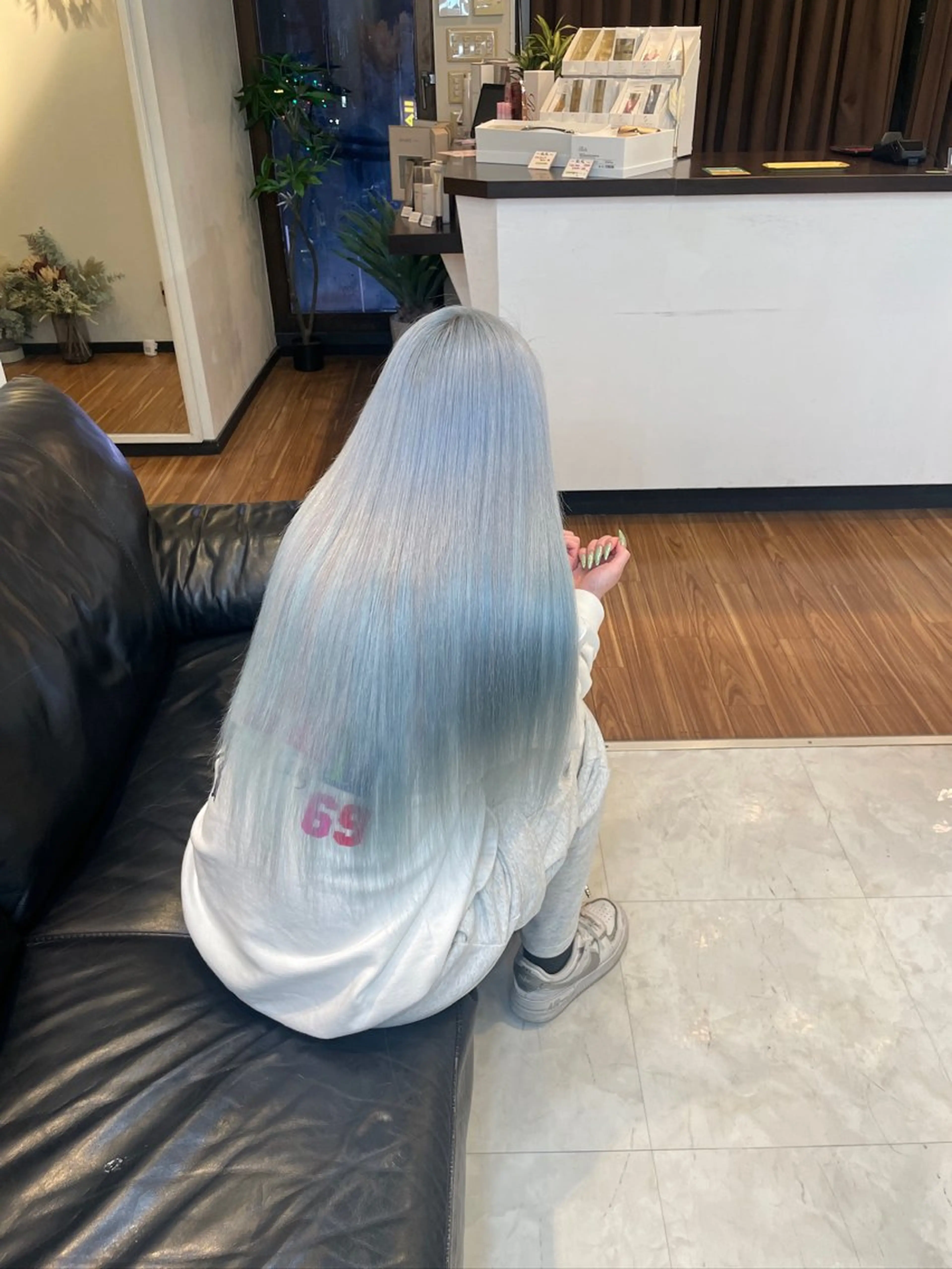 ロング カット ヘアカラー エクステ ANKH CROSS 🩵Himeka🩵のヘアスタイル