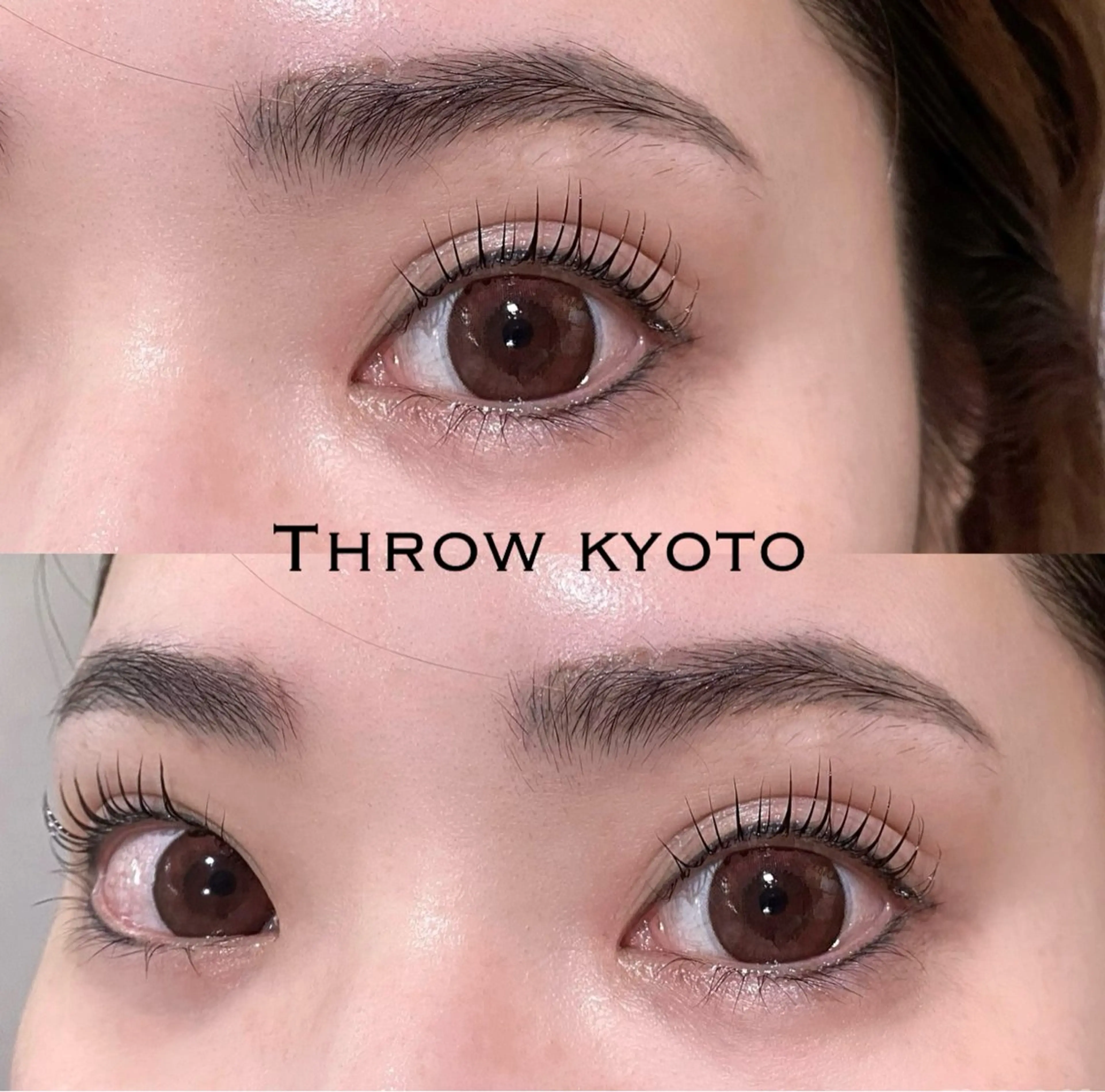 マツエク・マツパ パリジェンヌラッシュリフト 一重×まつ毛パーマ THROW KAORIのマツエク・マツパデザイン