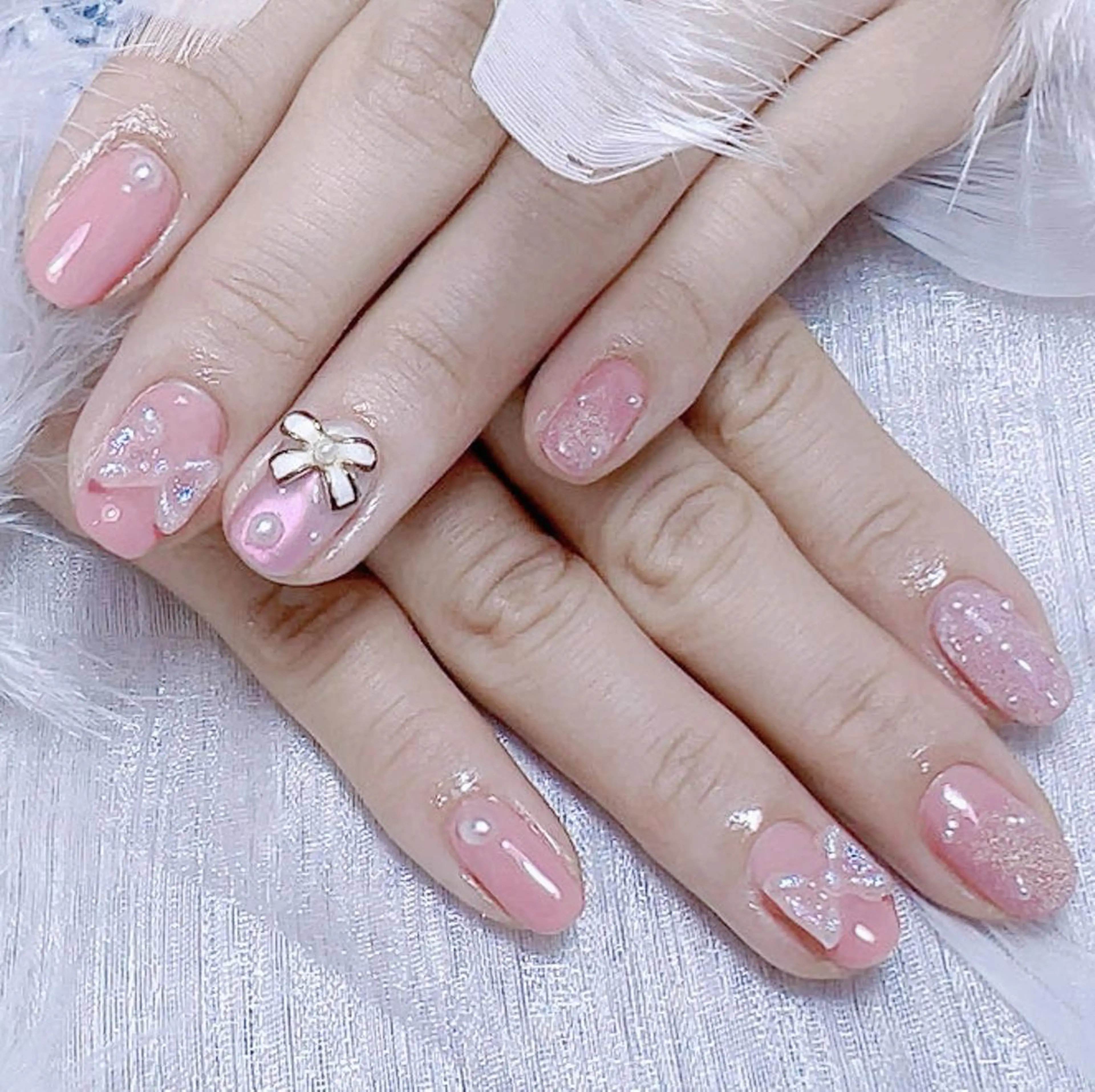 ネイル 持ち込み シンプルネイル ハンドネイル DIAMOND 💅のネイルデザイン