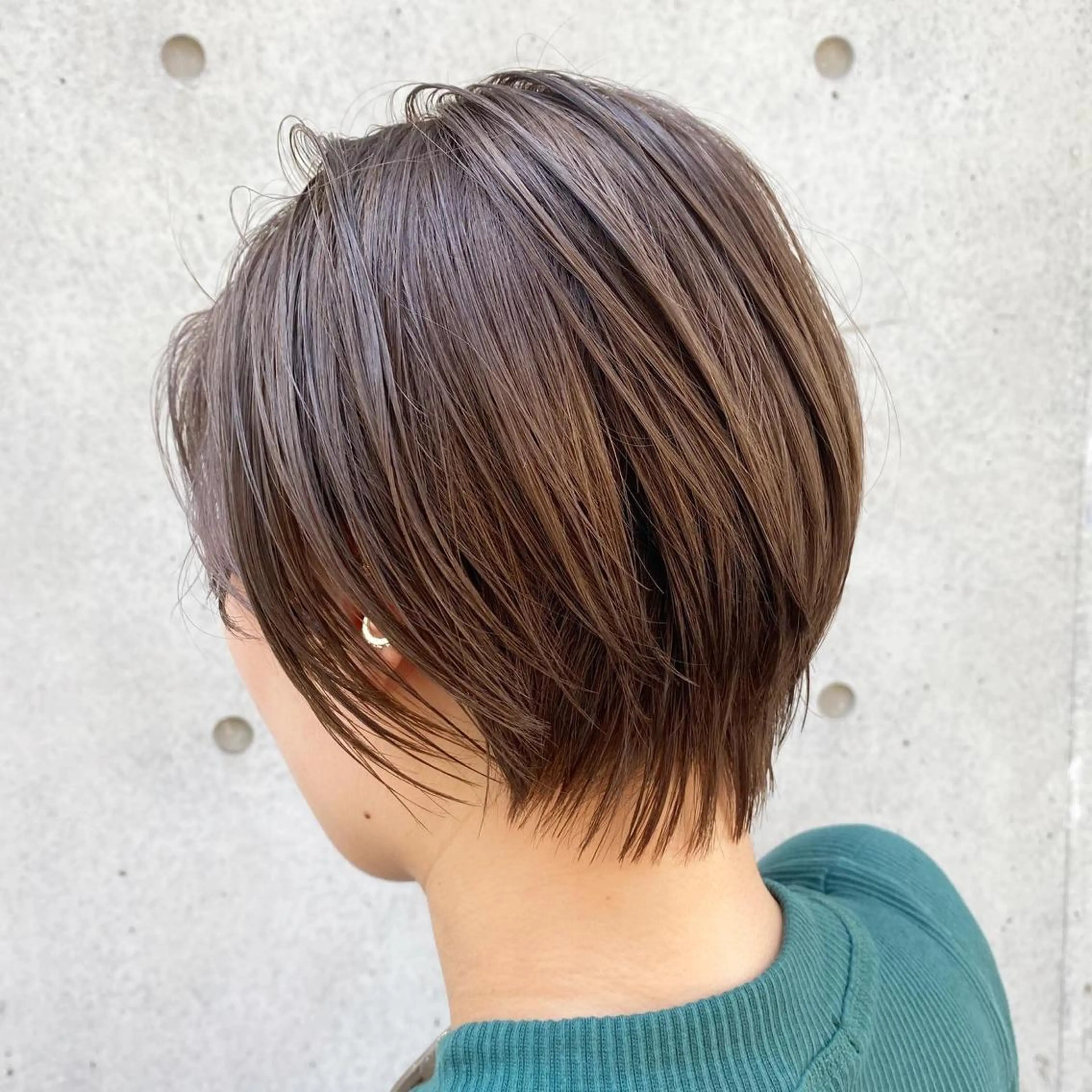 ショート ハイライト 髪質改善 ショートヘア トリートメント 酸熱トリートメント 透け感×顔まわり デザイン✂︎吉田のヘアスタイル